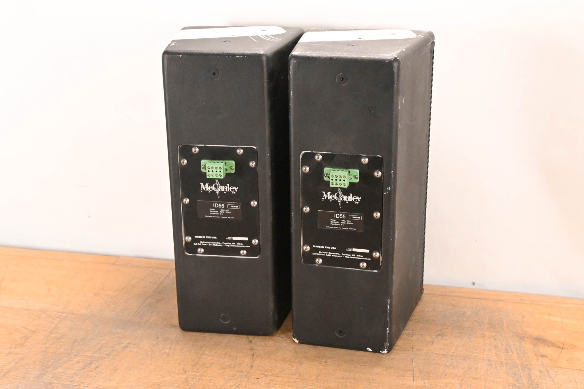 McCauley ID55 2-Way Passive Install Speakers 400W 8Ω (PAIR)