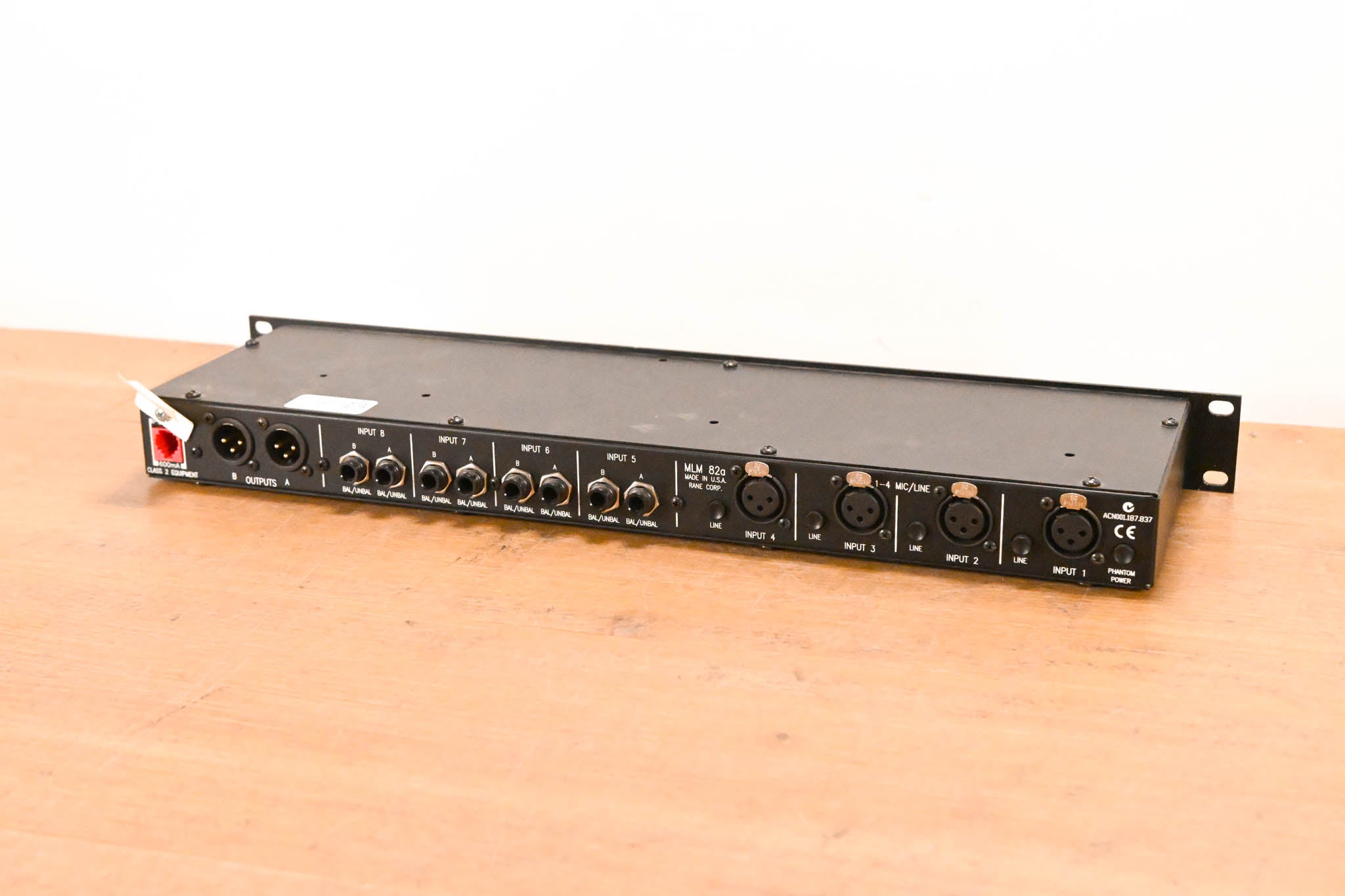 Rane MLM82A 8-Channel Mic/Line Mixer (NO POWER SUPPLY)