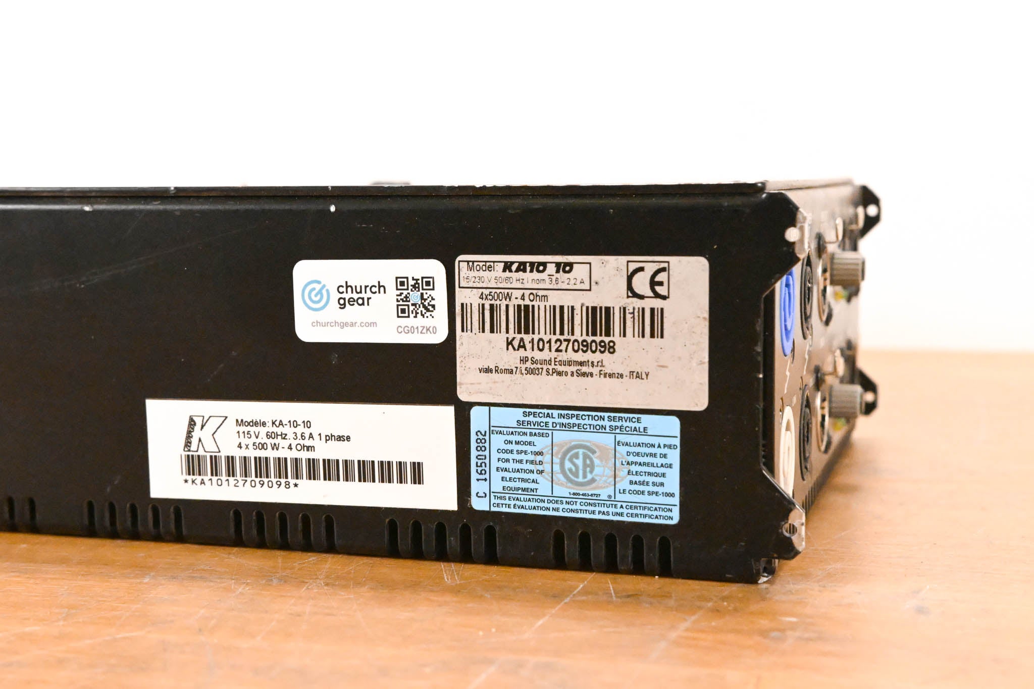 K-Array KA10-10 Class D Digital Audio Power Amplifier with Onboard DSP