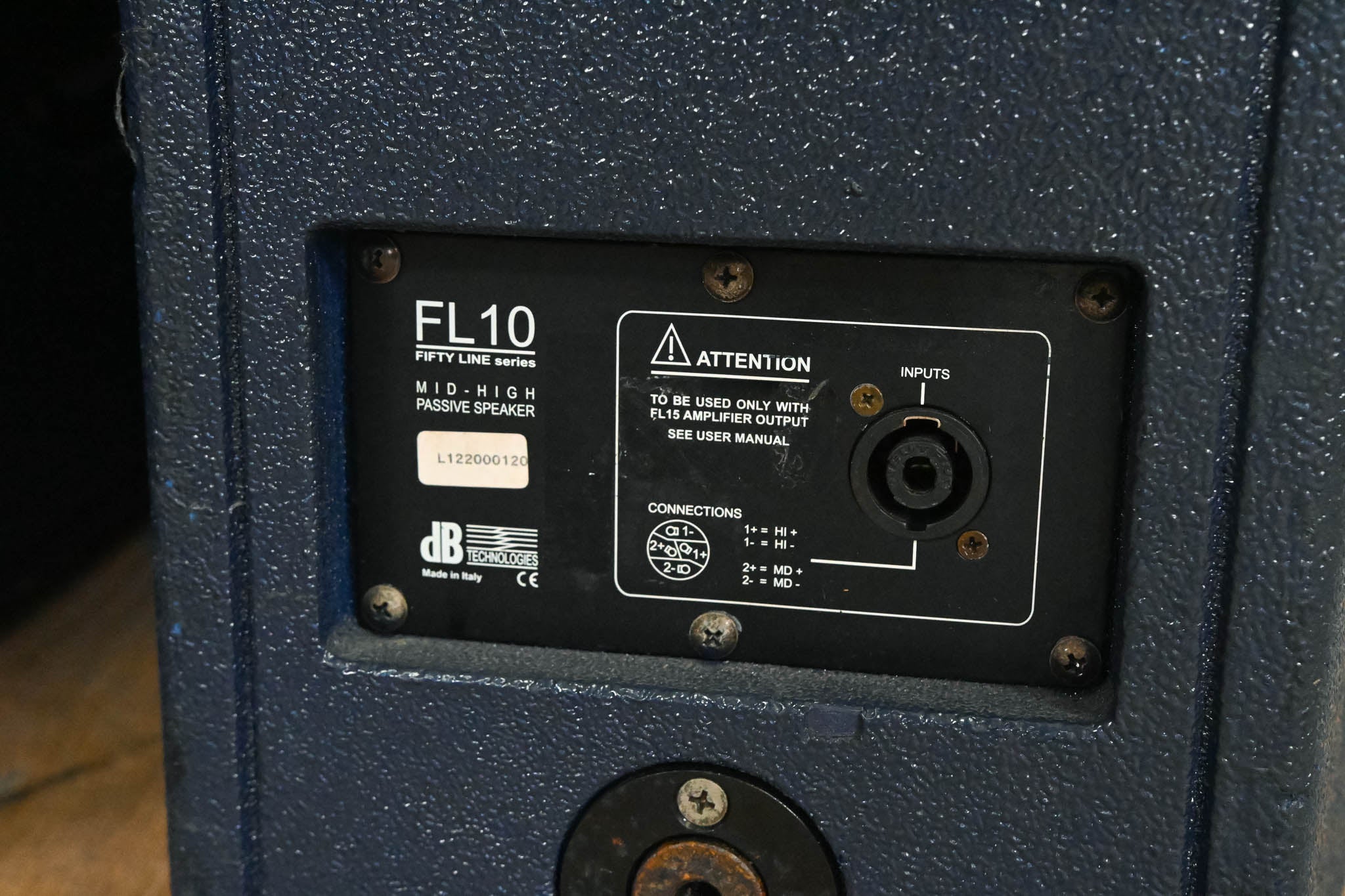 dB Technologies FL10 Fifty Line 10" Passive Mid-High PA Speaker (PAIR)