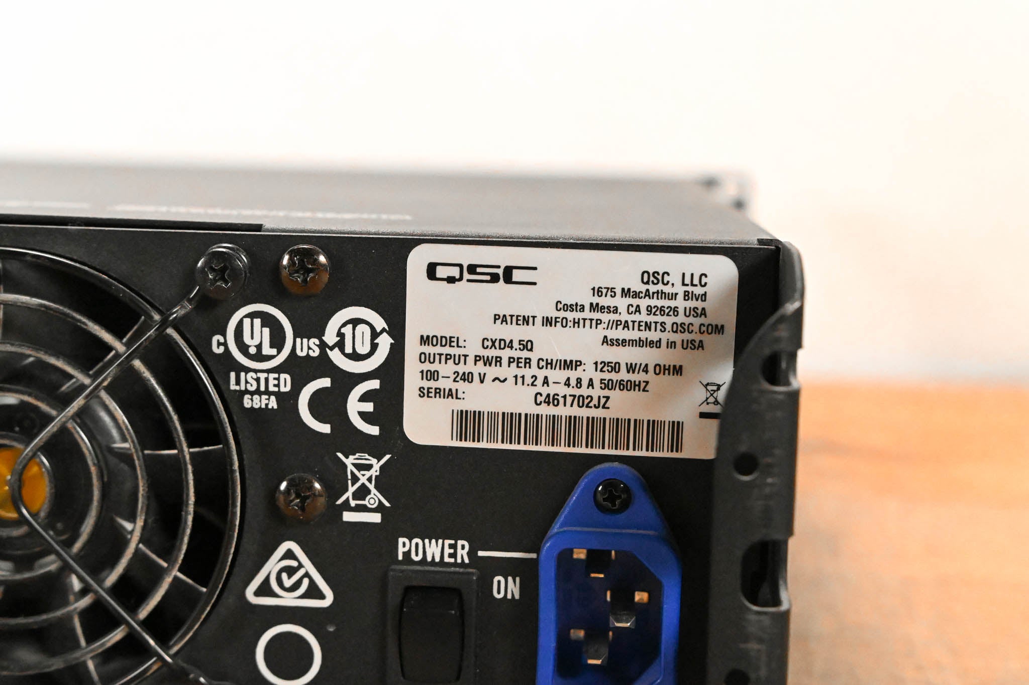 QSC CXD4.5Q 4-Channel Network Amplifier
