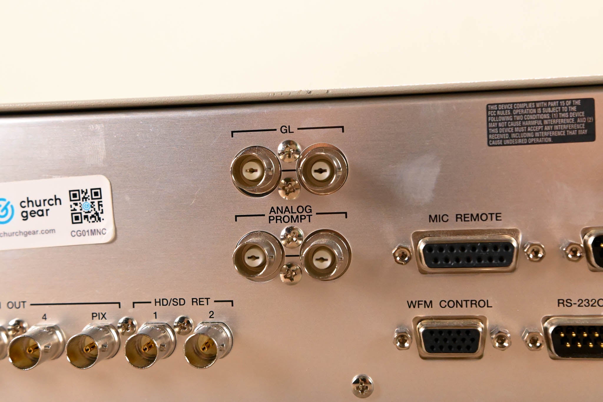 Hitachi CU-HD500 Fiber Optic Camera Control Unit