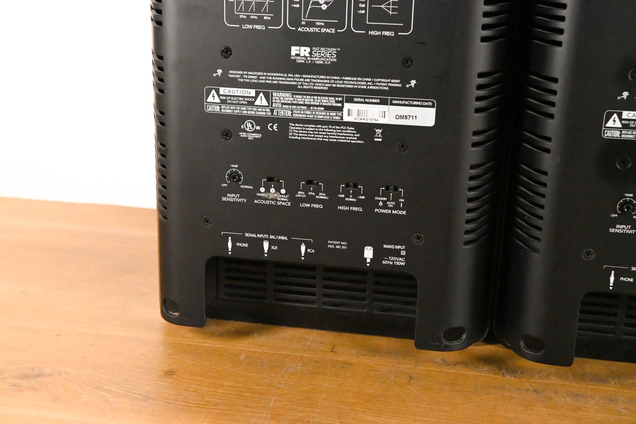 Mackie HR824 MK2 8" 2 Way Active Studio Monitor (PAIR)