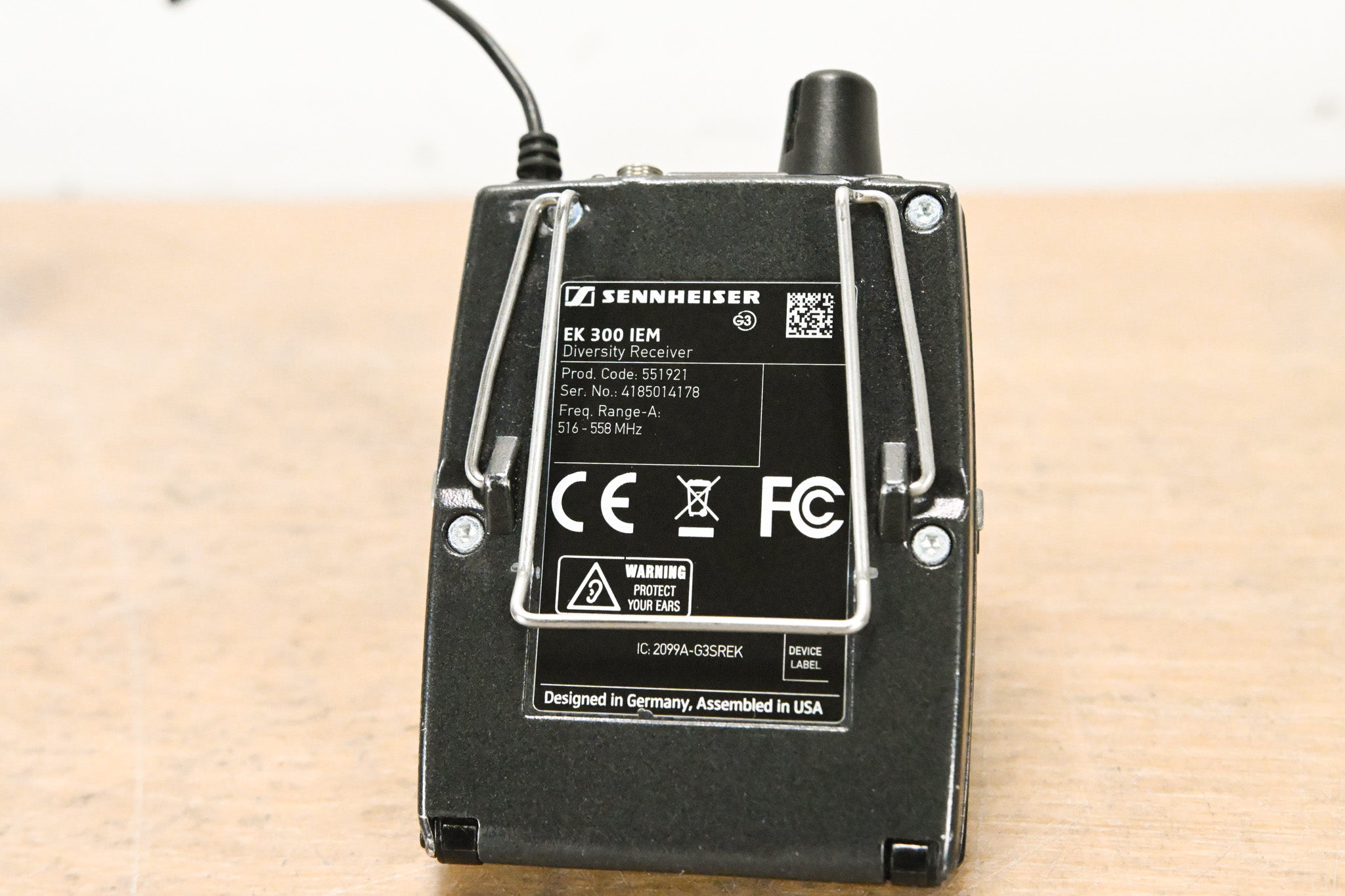 Sennheiser ew 300 IEM G3 Wireless IEM System - A Range NO POWER SUPPLY