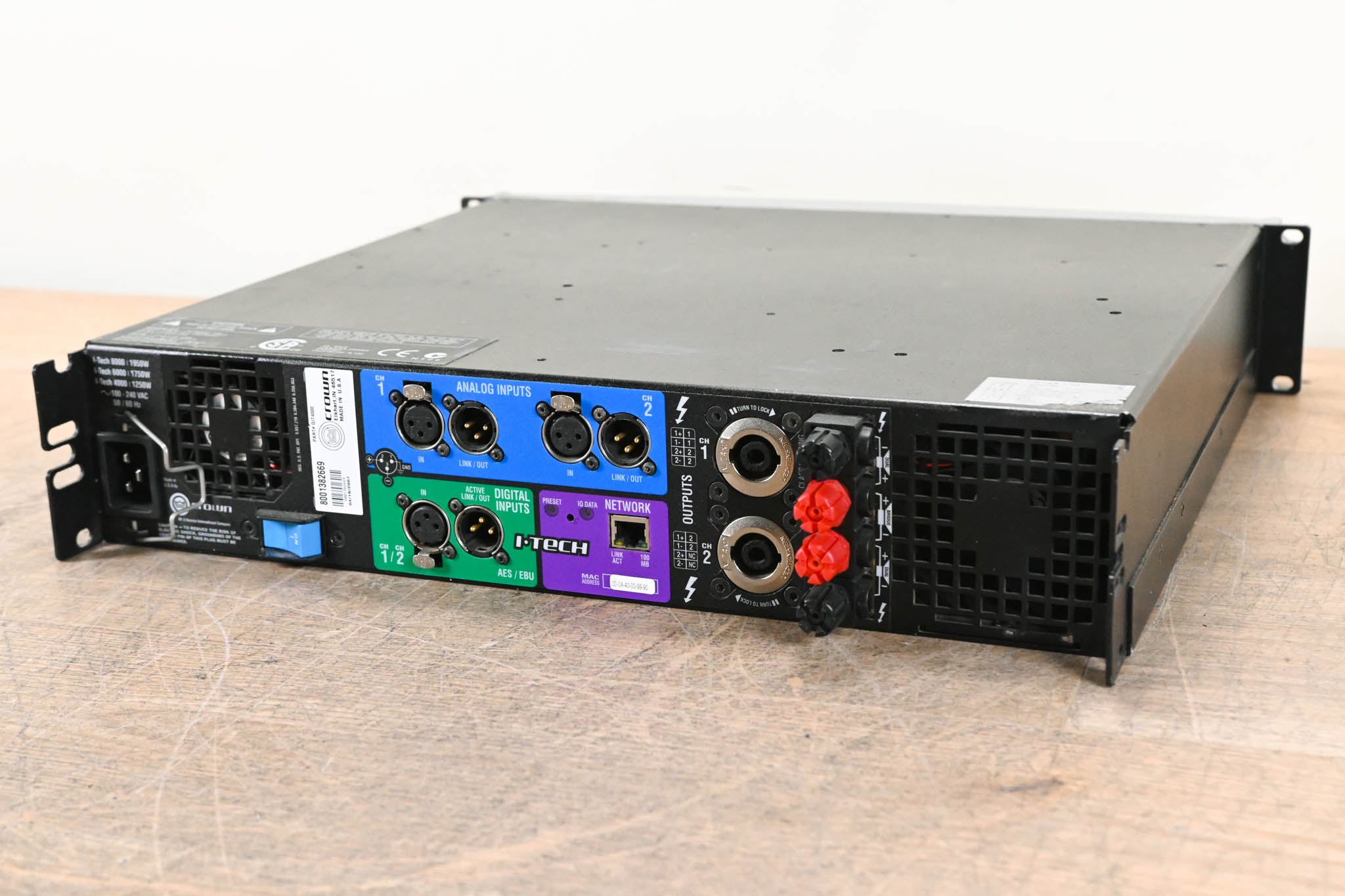 Crown I-Tech 4000 2-Channel Power Amplifier