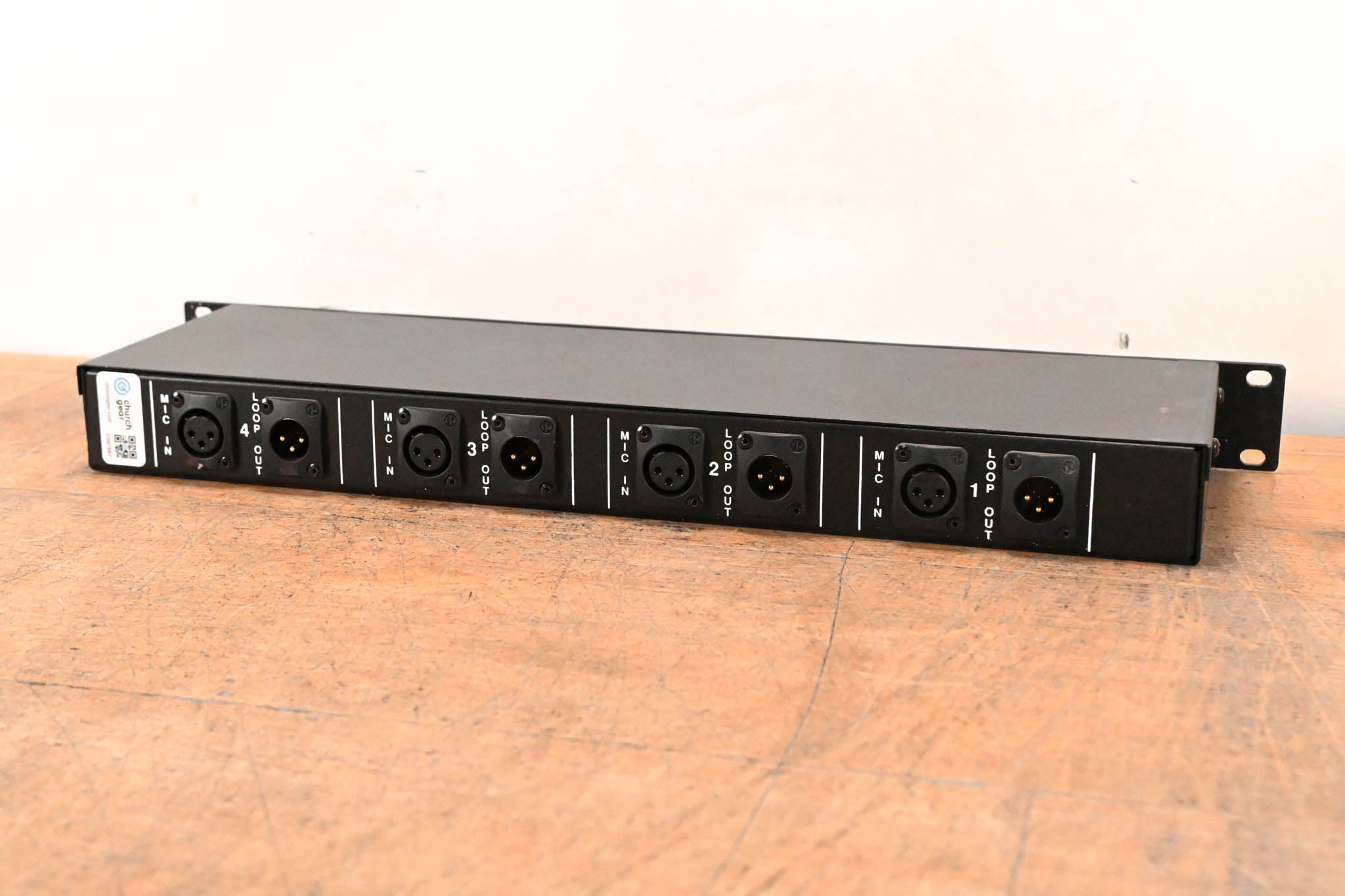 Horizon MS-4 4-Channel Rackmount Mic Splitter
