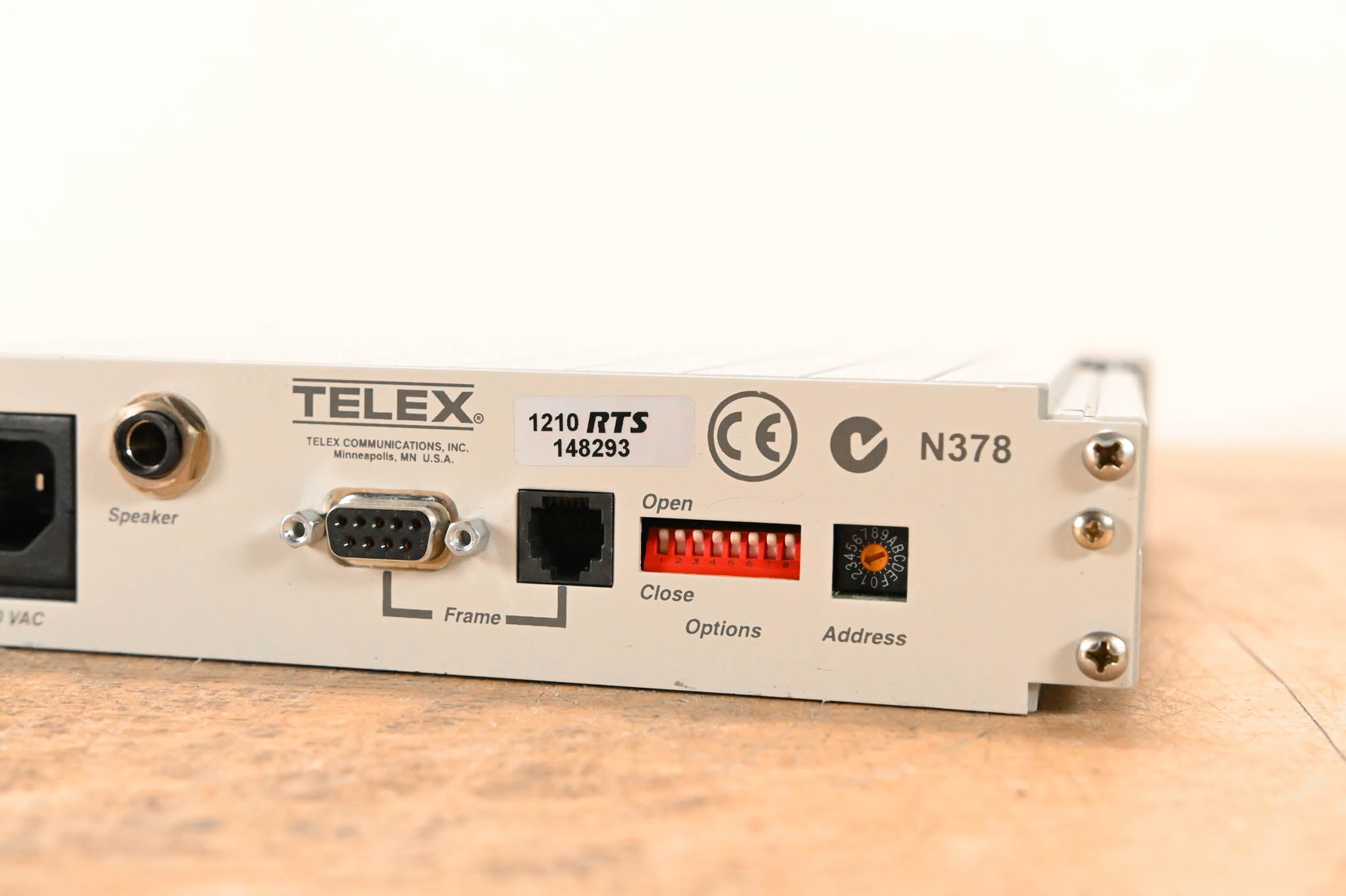 RTS MKP-4 4-Position Rackmount/Desktop Keypanel  - 4 pin