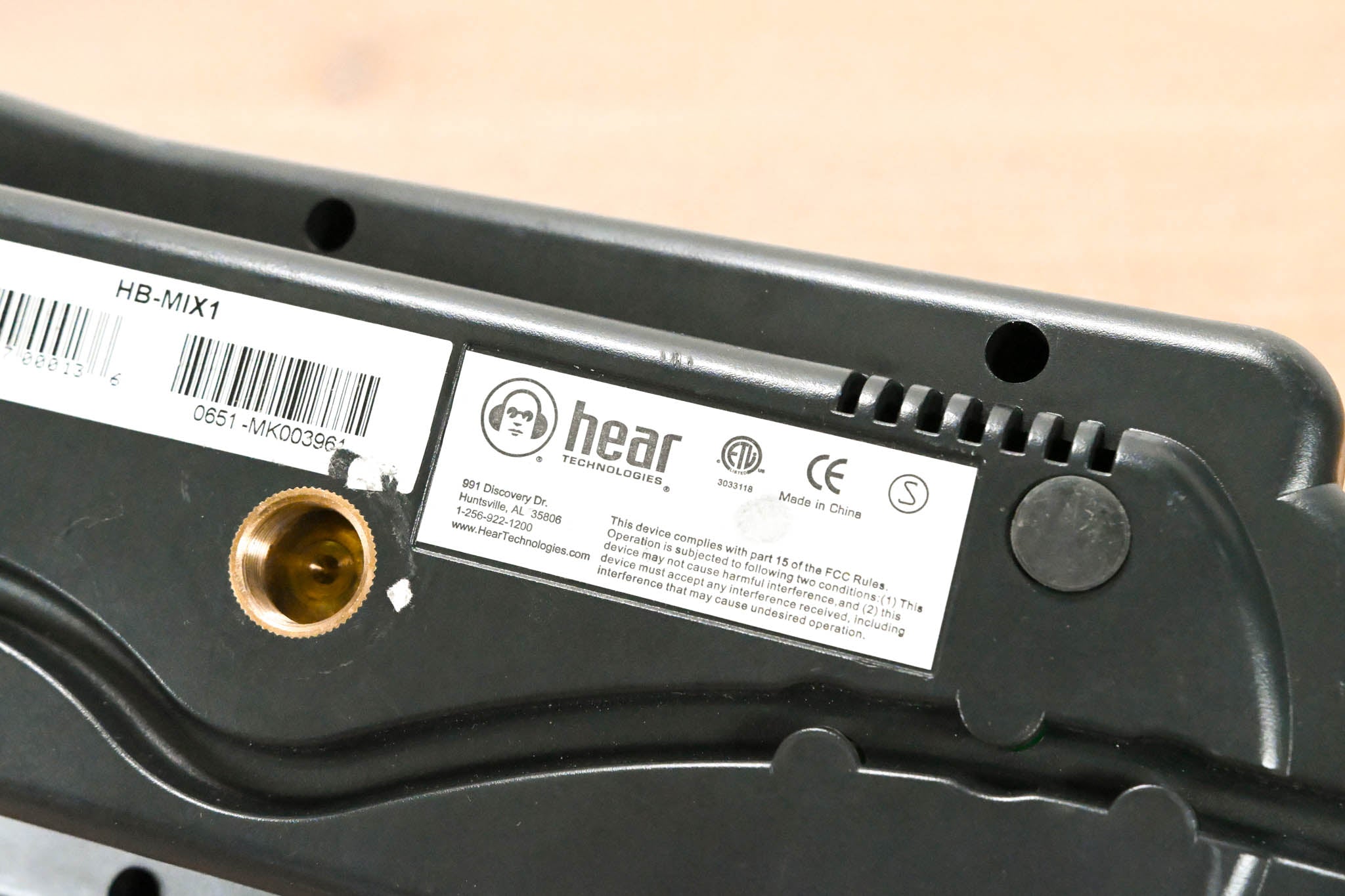 Hear Technologies HB-MIX1 Hear Back Personal Monitor Mixer