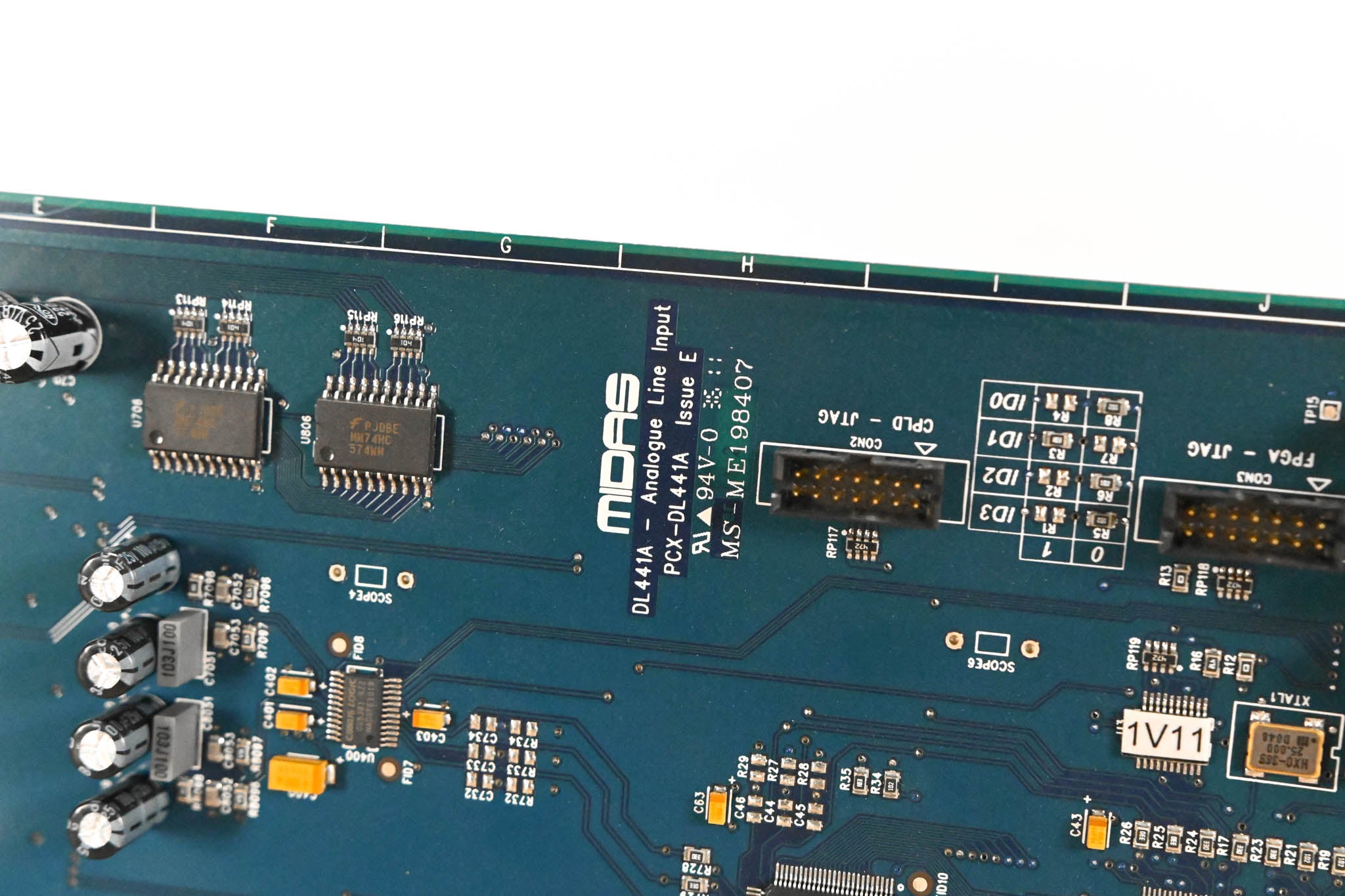 Midas DL441 8 Analog Mic/Line Input Card with Midas Microphone Preamps