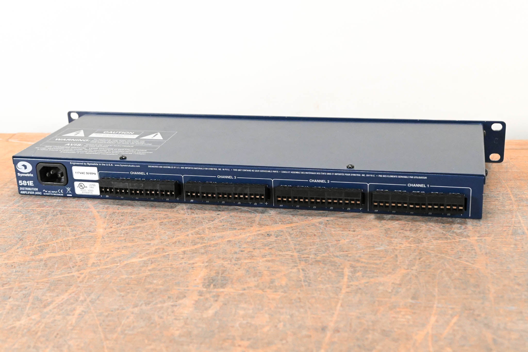 Symetrix 581E Distribution Amplifier (4x4)