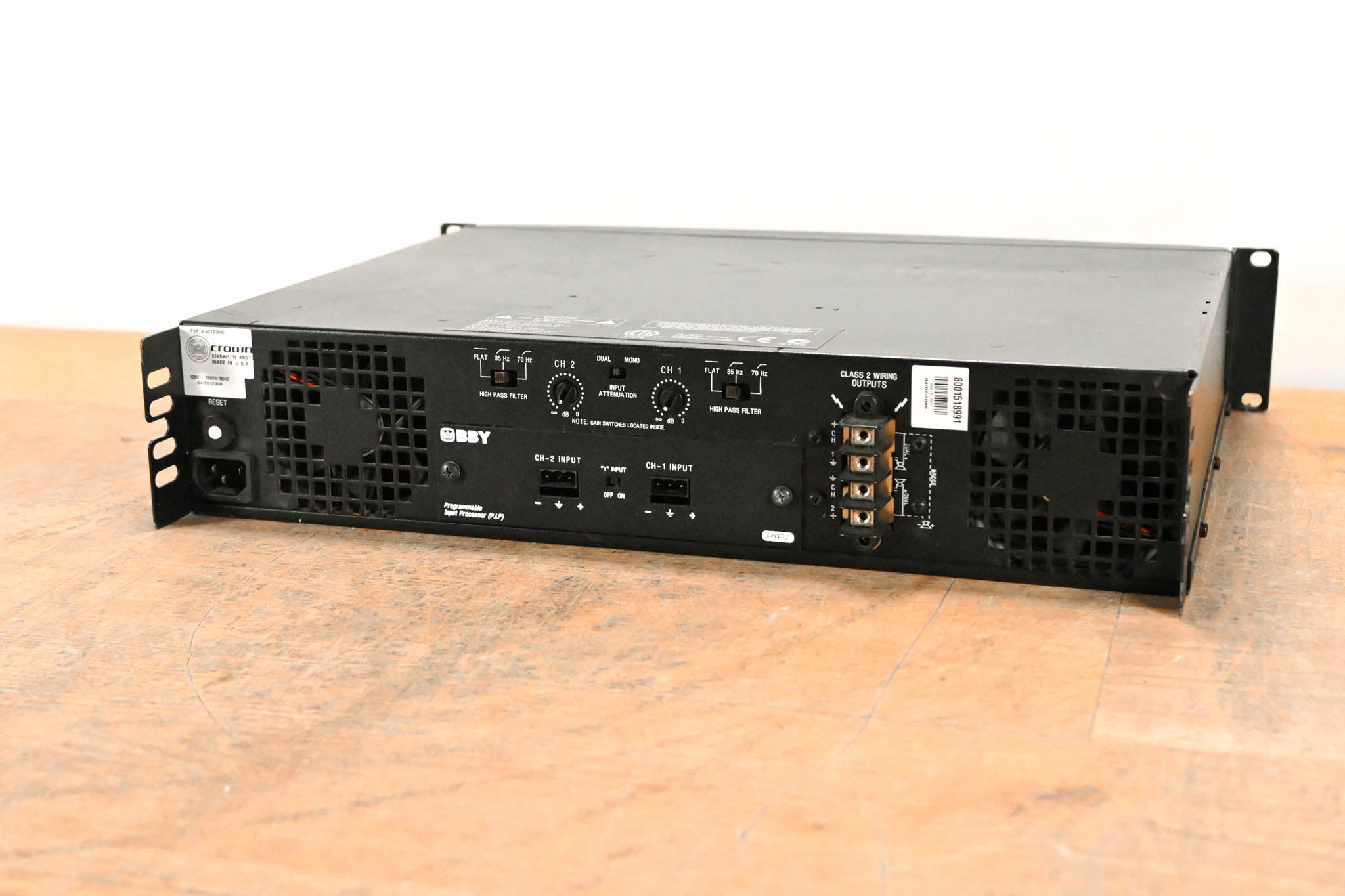 Crown CTs 3000 Two-Channel 1500W Power Amplifier