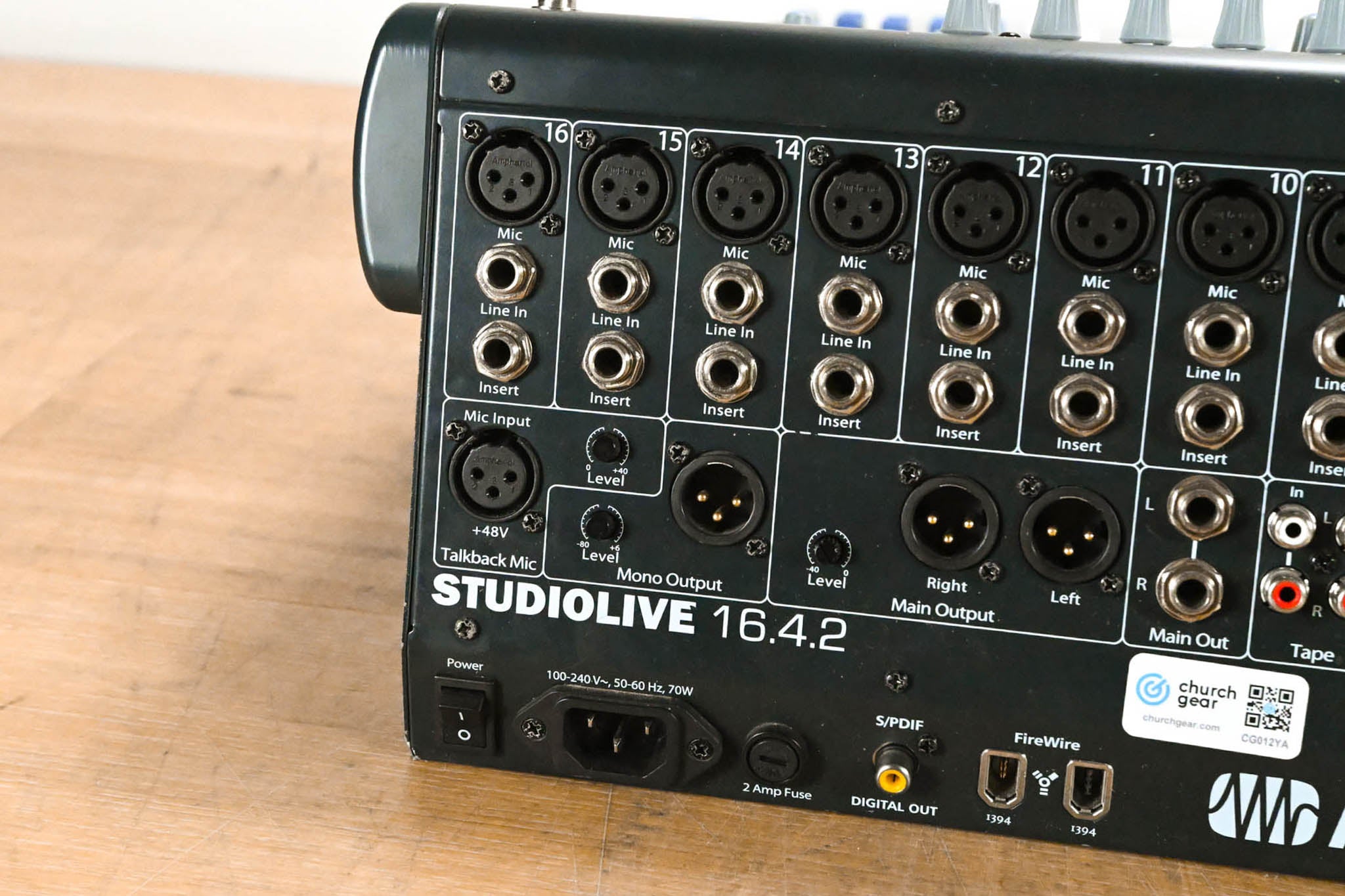 PreSonus StudioLive 16.4.2 16-Channel Digital Audio Mixer