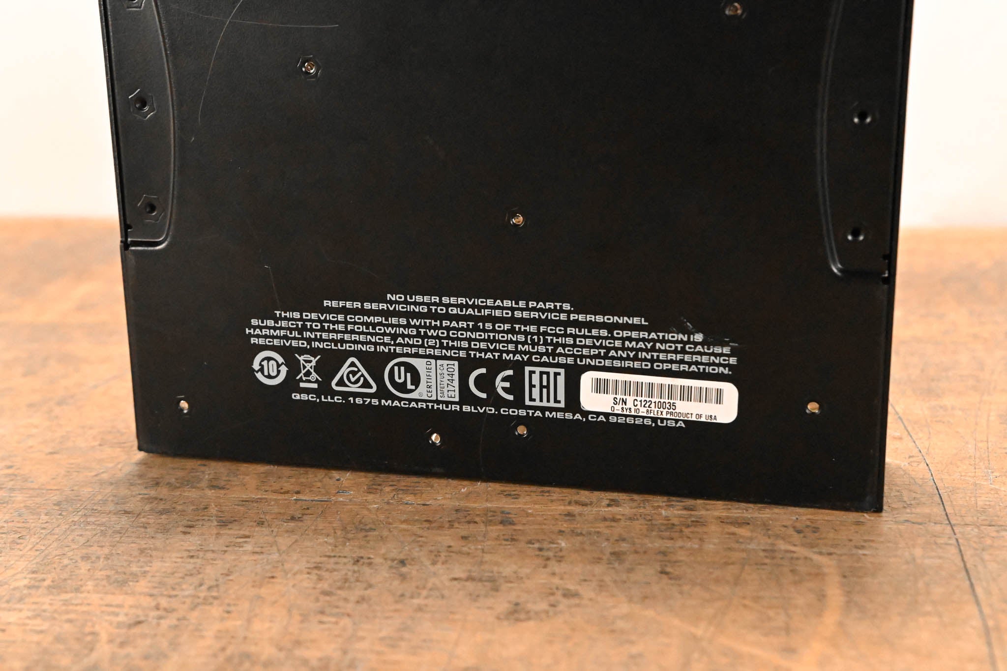 QSC Q-SYS I/O-8 Flex Channel Expander (NO POWER SUPPLY)