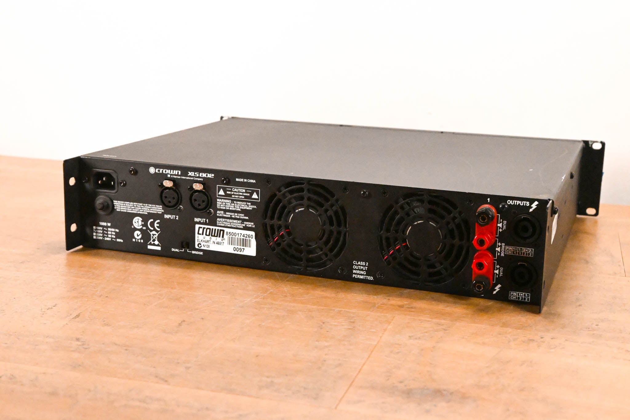 Crown XLS 802 2-Channel Power Amplifier