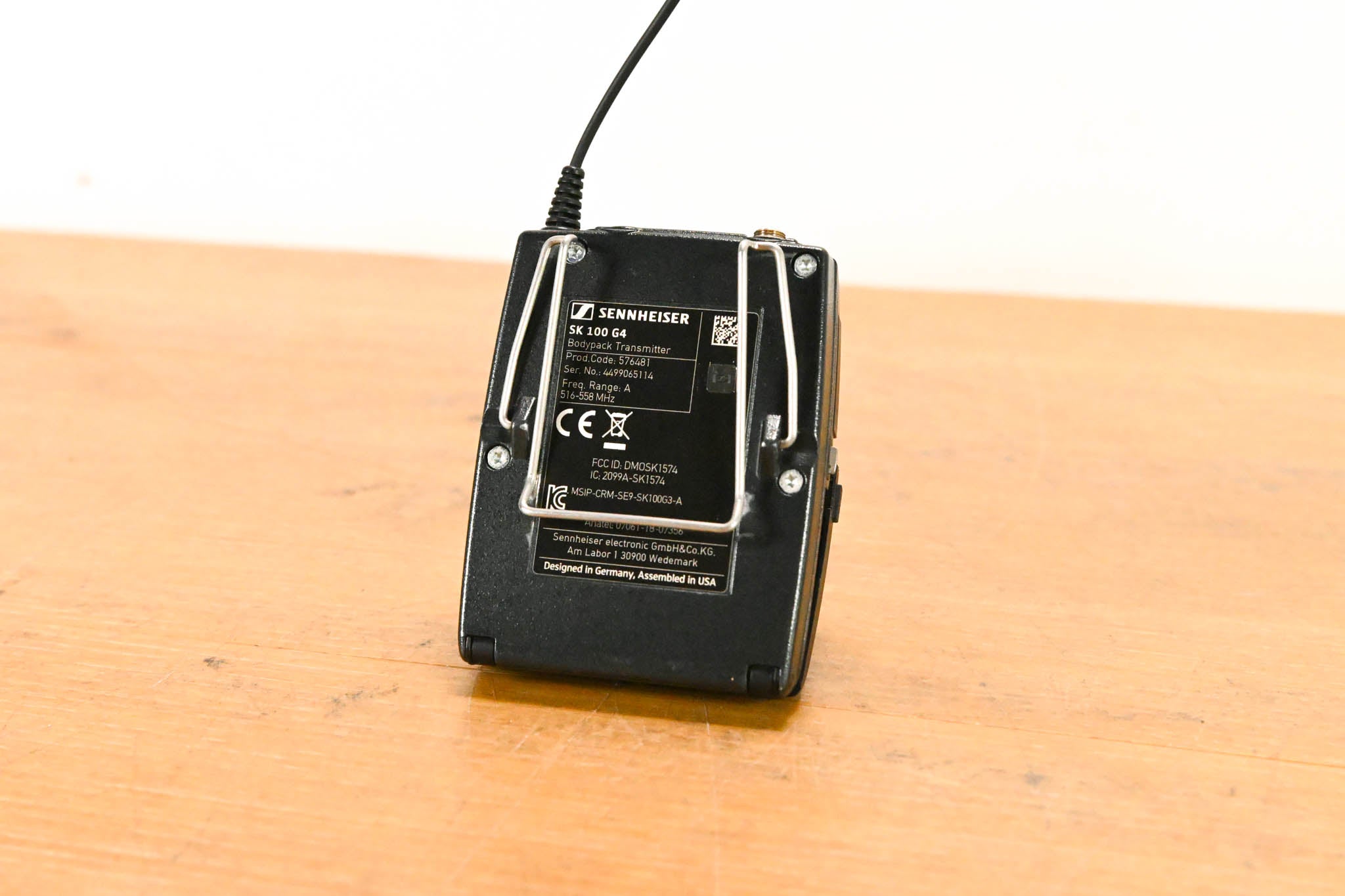 Sennheiser ew 100 G4 Bodypack Wireless System - A Range NO POWER SUPPLY