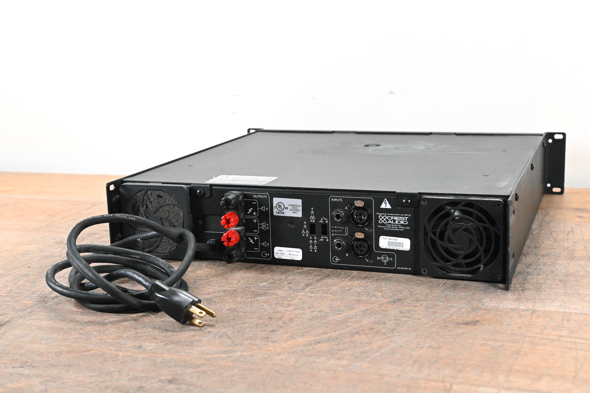Crest Audio CA4 2-Channel Power Amplifier CG01CDR