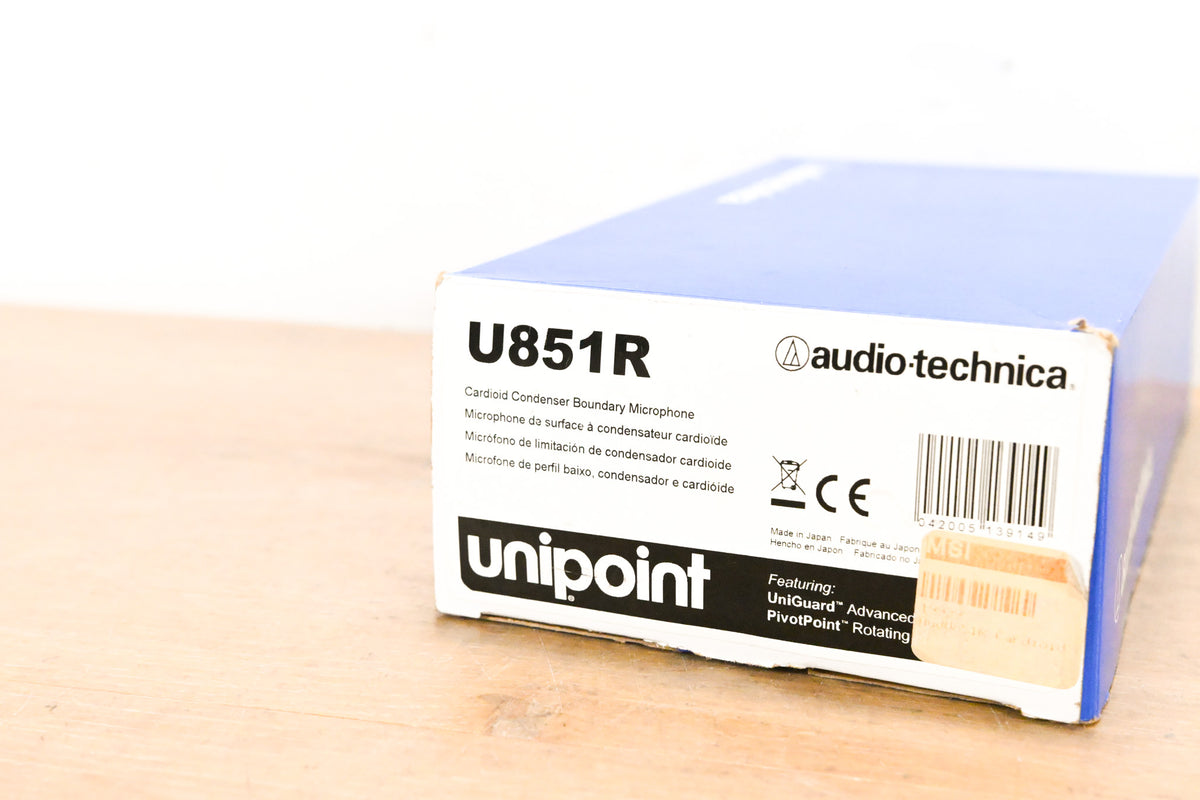 Audio-Technica U851R Unidirectional Condenser Boundary Microphone
