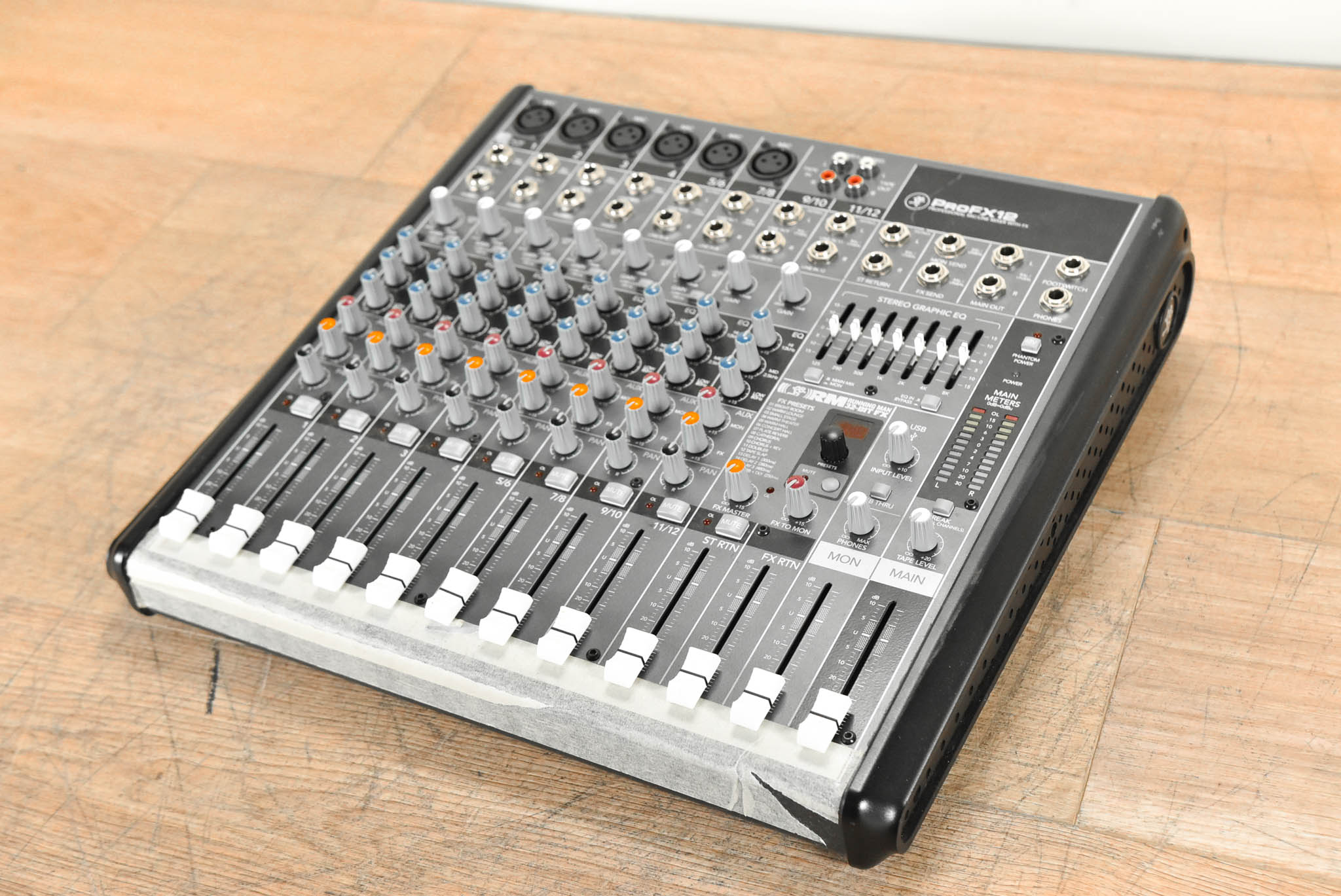 Mackie ProFX12 12-Channel Compact Audio Mixer with USB and Effects