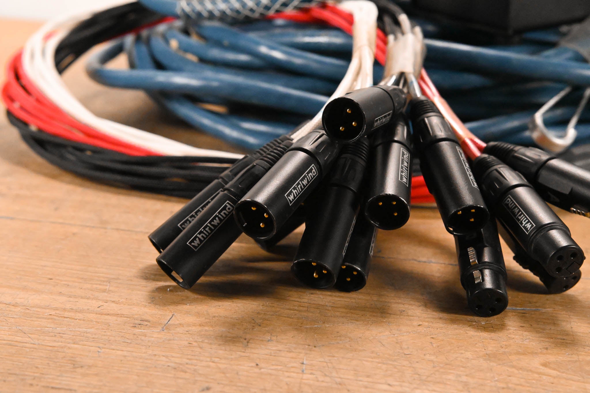 Whirlwind Medusa 12x4 XLR Stage Box to Fanout Snake - 100ft