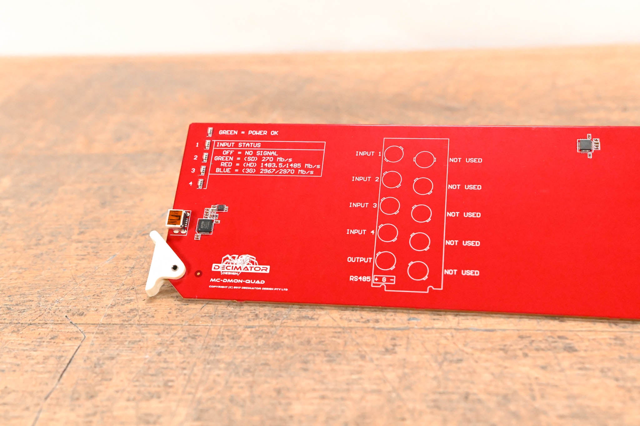Decimator Design MC-DMON-QUAD 1 to 4 Channel (3G/HD/SD)-SDI MultiViewer