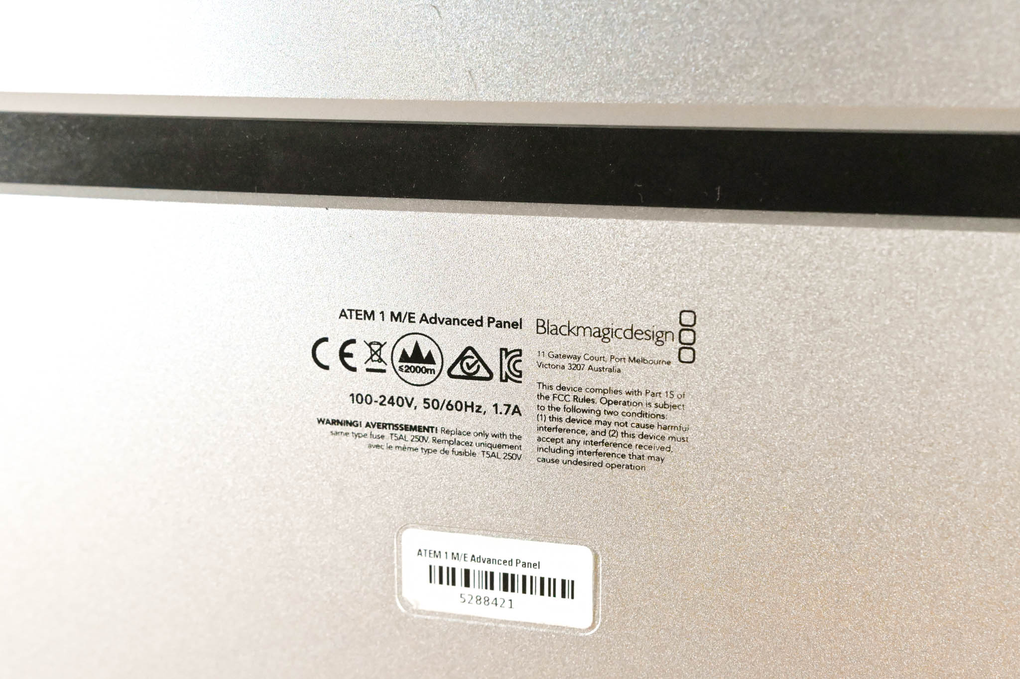 Blackmagic Design ATEM 1 M/E Advanced Panel