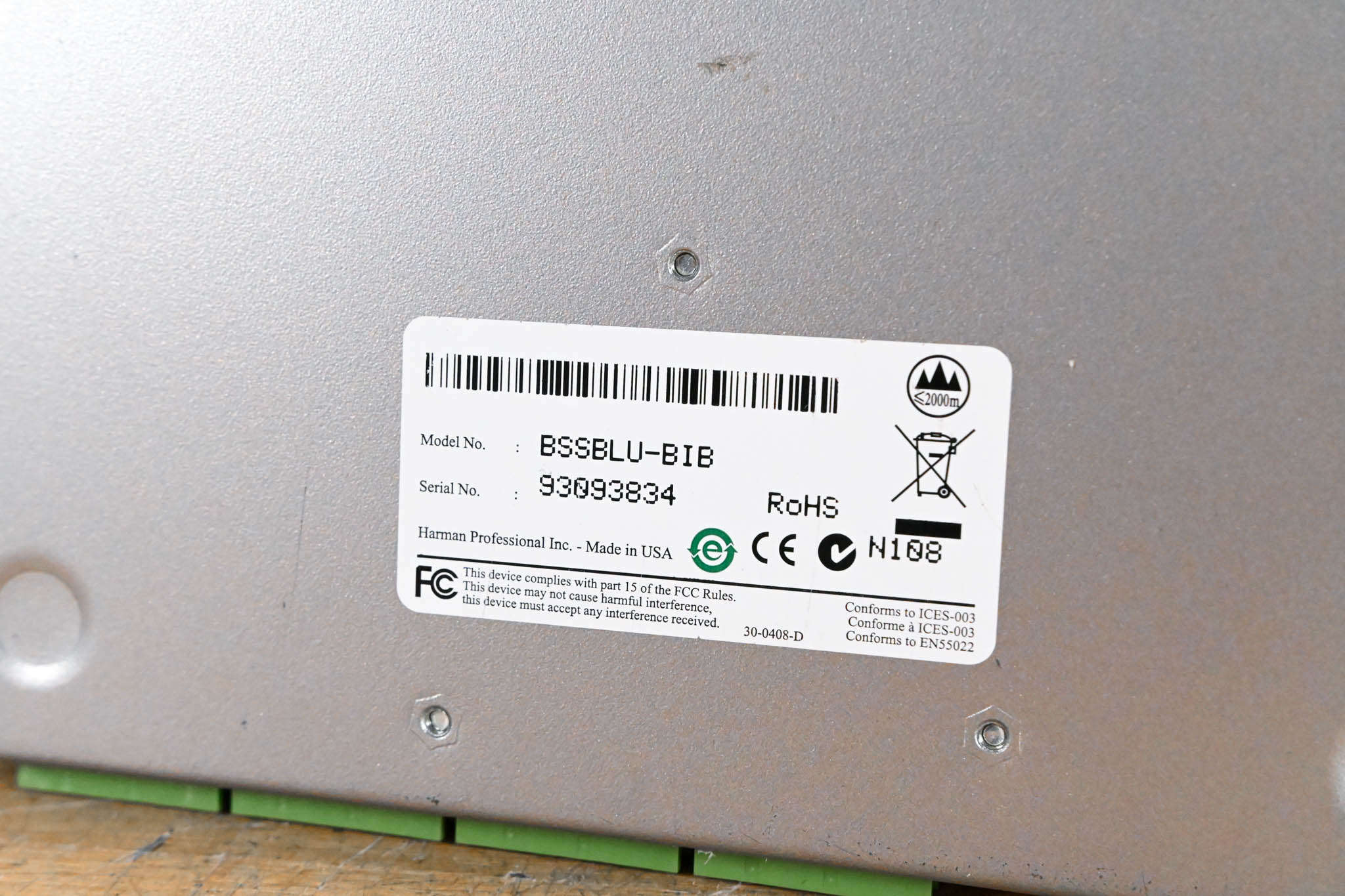 BSS BLU-BIB Break-In Box 8-Channel Input Expander (NO POWER SUPPLY)