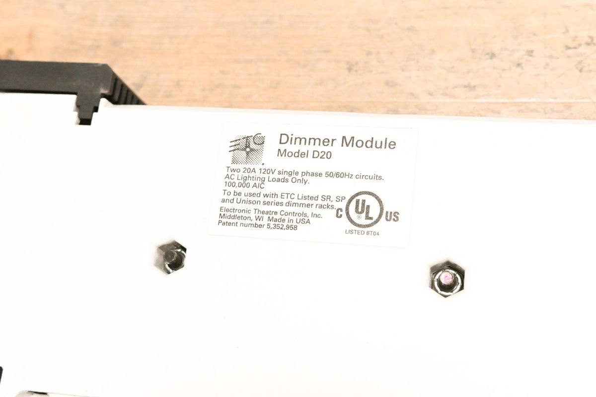 ETC D20 Dual 20A Dimmer Module (Pack of 4)