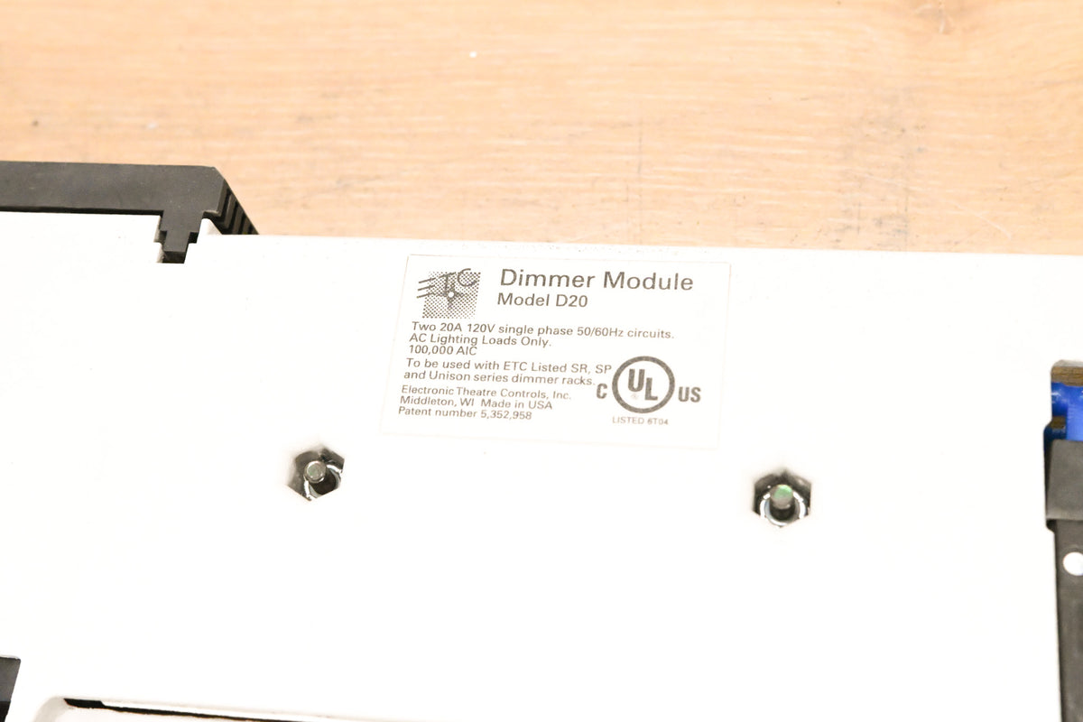 ETC D20 Dual 20A Dimmer Module (Pack of 4)
