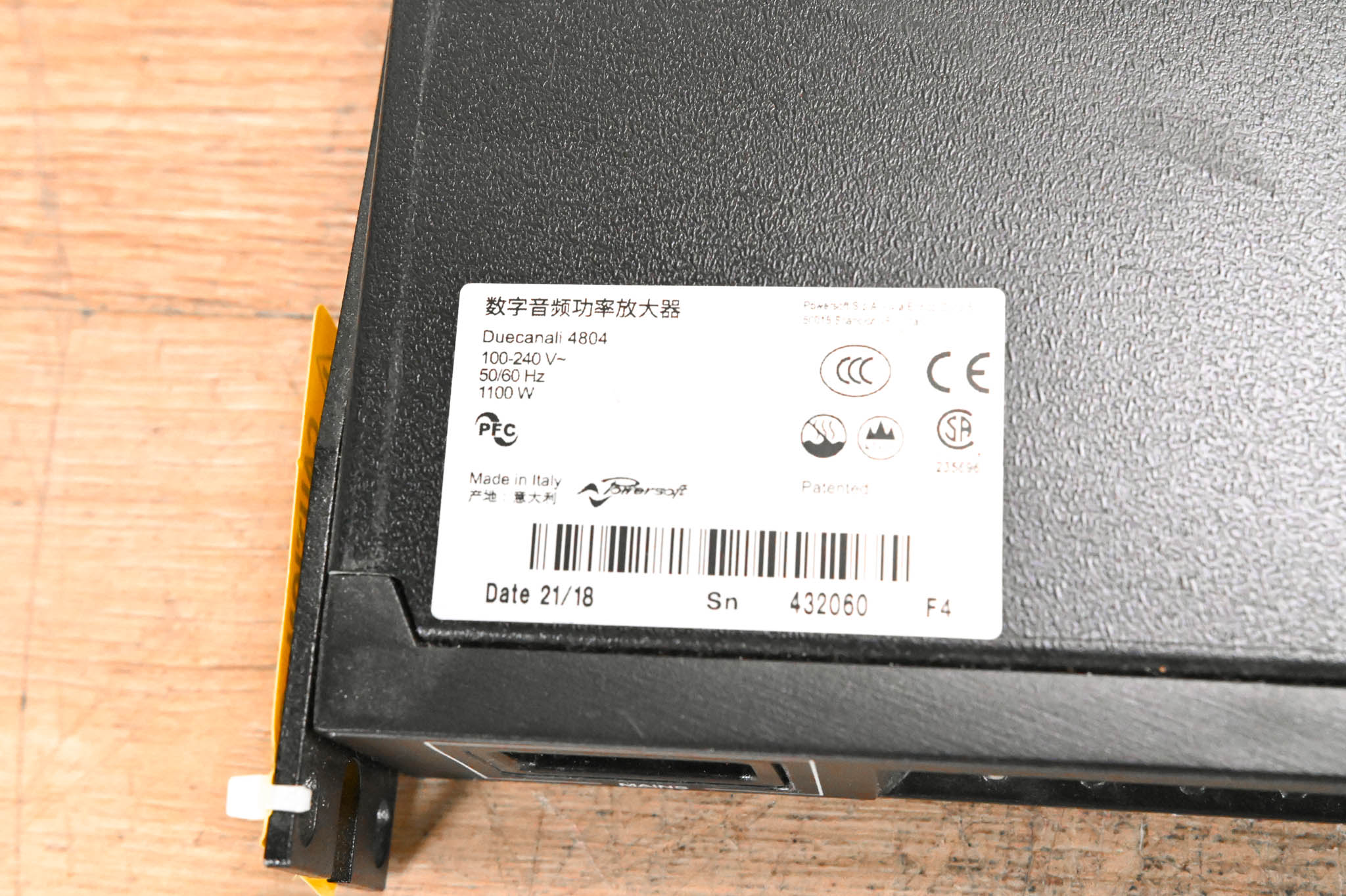Powersoft Duecanali 4804 2-Channel Power Amplifier