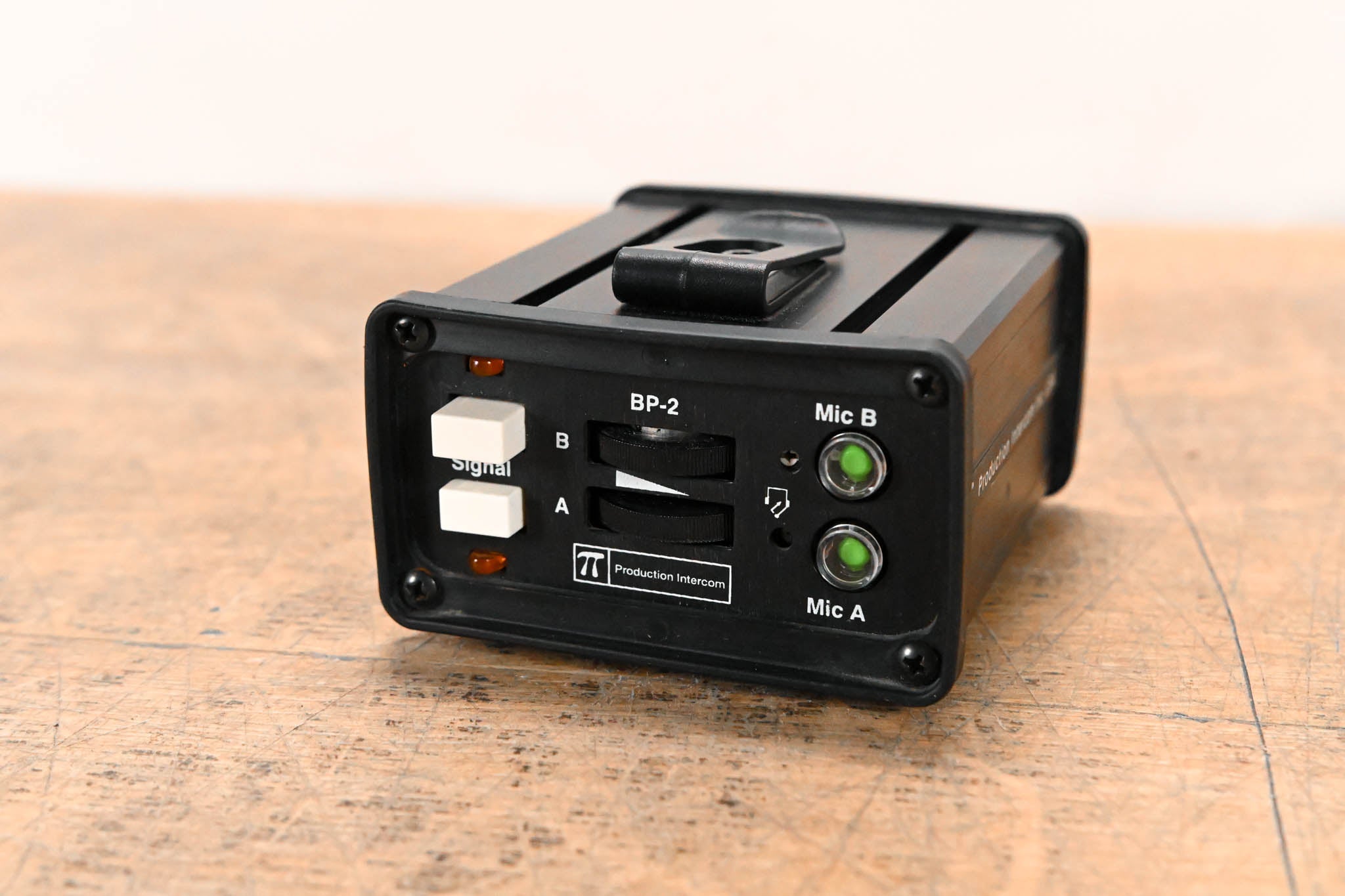 Production Intercom BP-2 2-Channel Headset Station Belt Pack