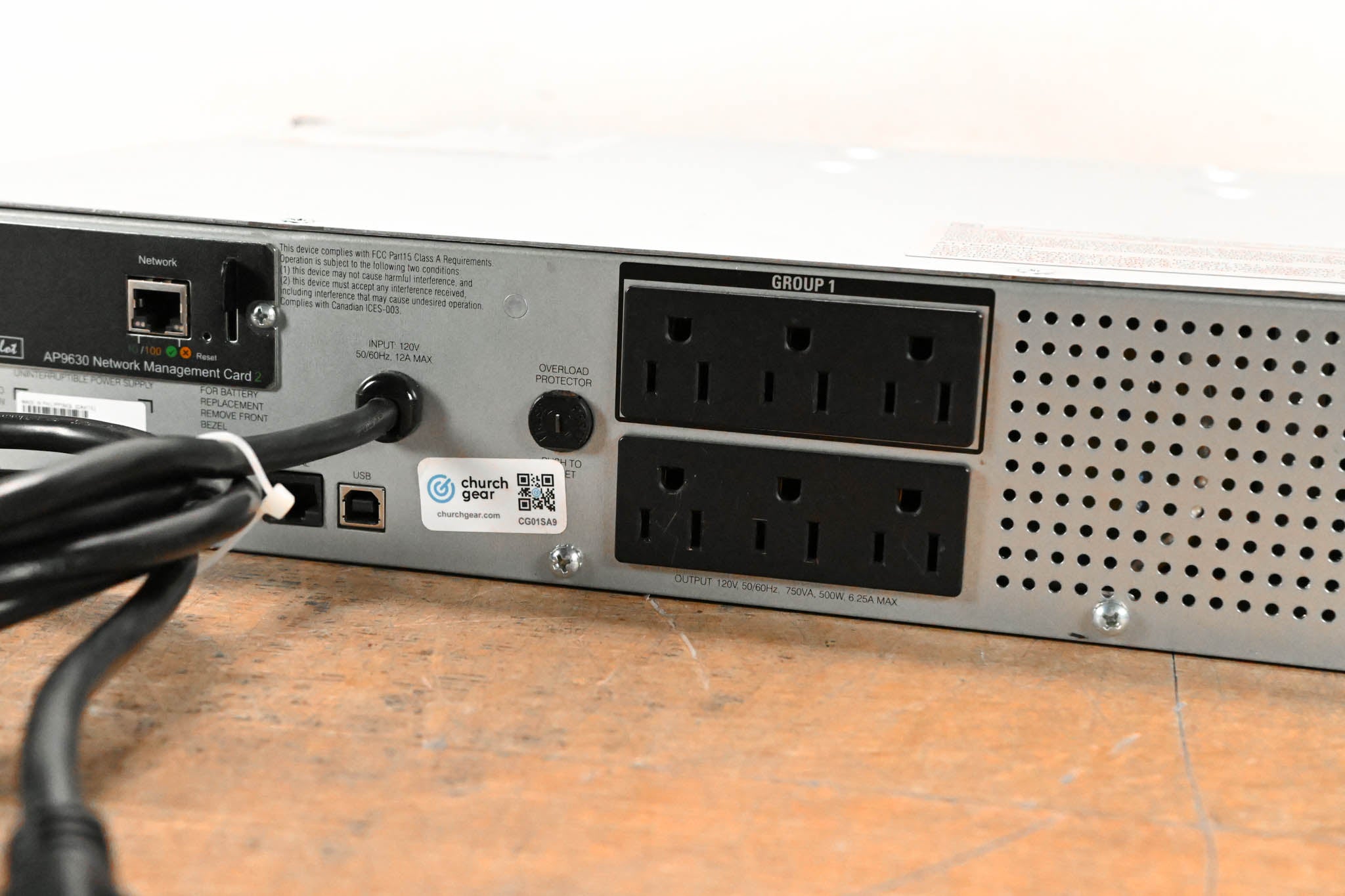 APC SMT750RM2U Smart-UPS Rackmount 2U