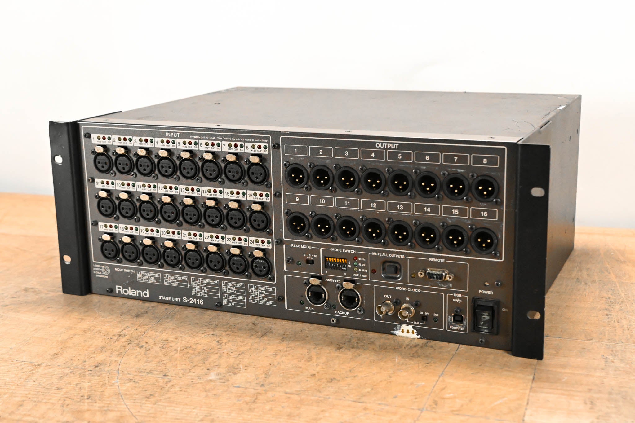 Roland S-2416 24x16 Digital Snake Stage Unit