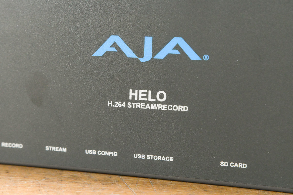 AJA HELO H.264 Streamer and Recorder (NO POWER SUPPLY)