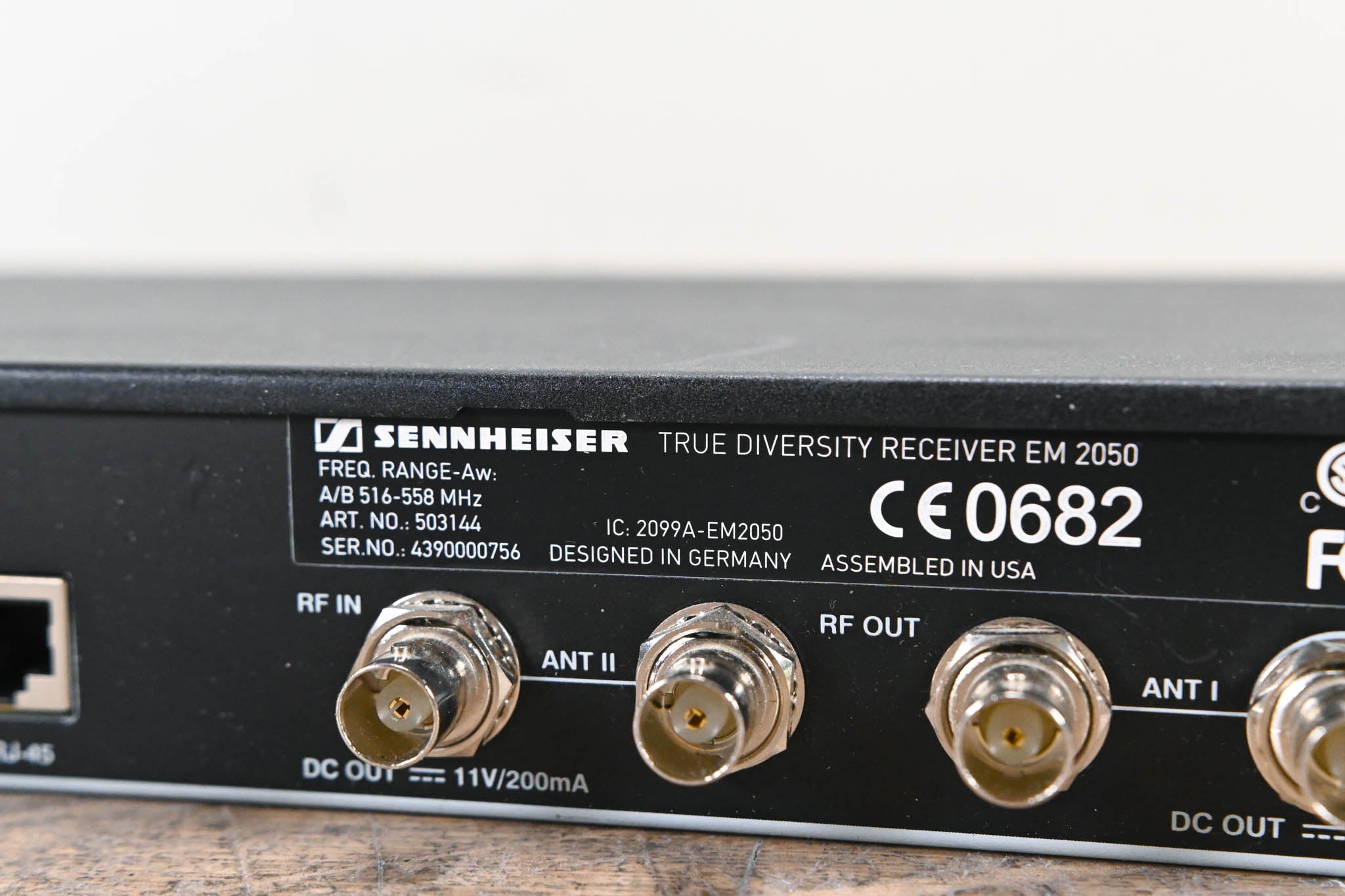 Sennheiser EM 2050 Wireless Receiver with two Handhelds - 516-558 MHz