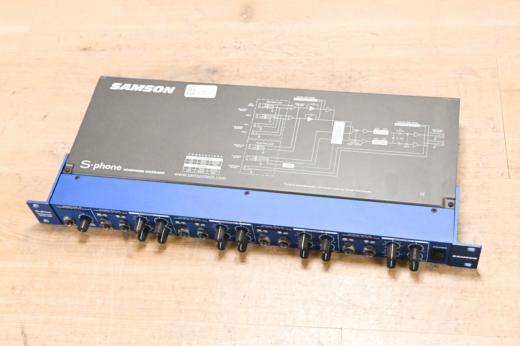 Samson S-phone 4-Channel Headphone Mixer/Amp