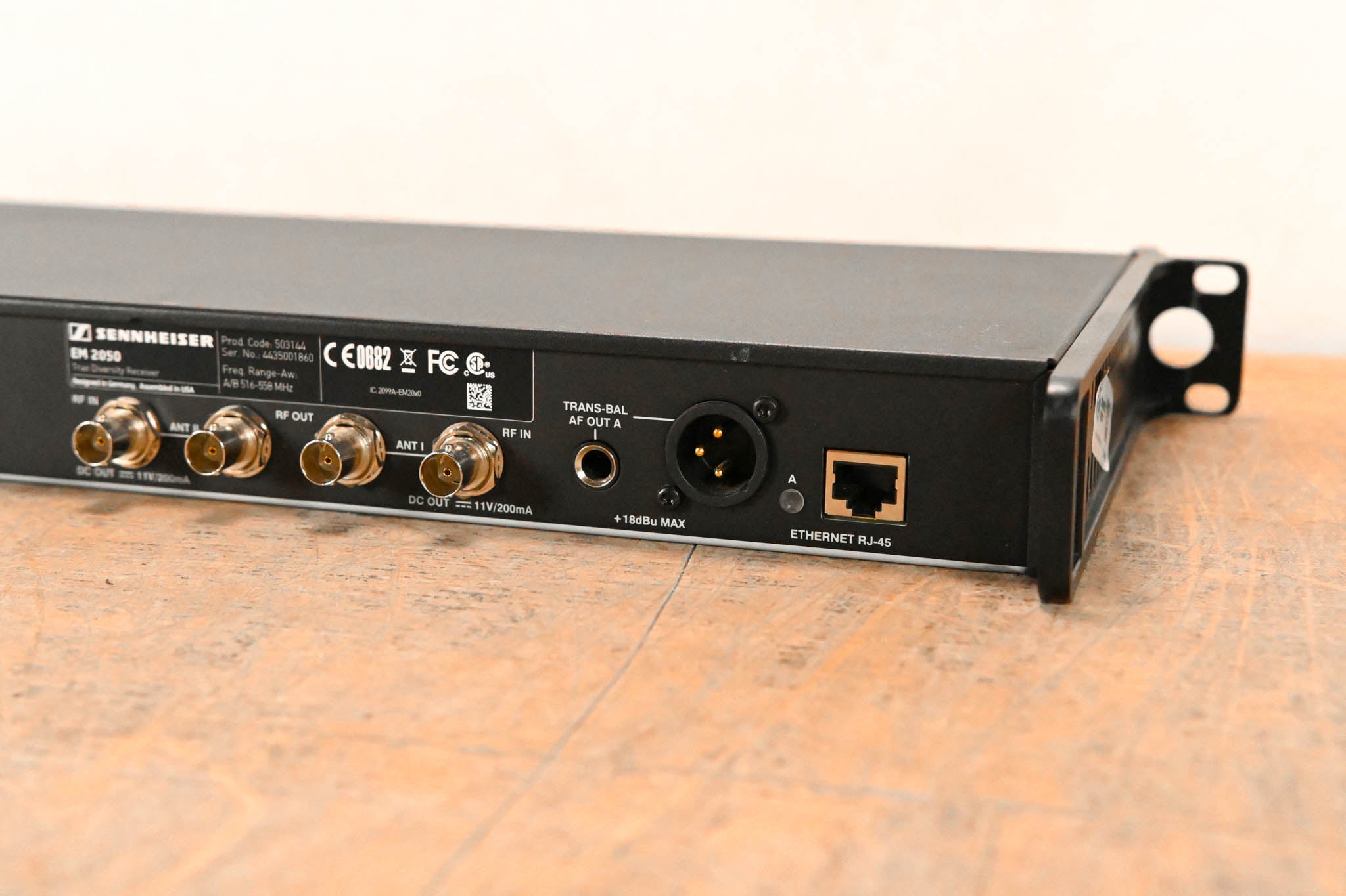 Sennheiser EM 2050 Dual-Channel Wireless Receiver Aw Range: 516-558 MHz