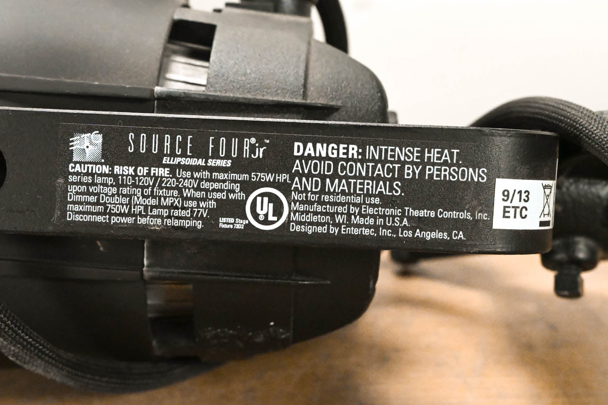 ETC Source Four Jr 36 Degree 575 Ellipsoidal Light