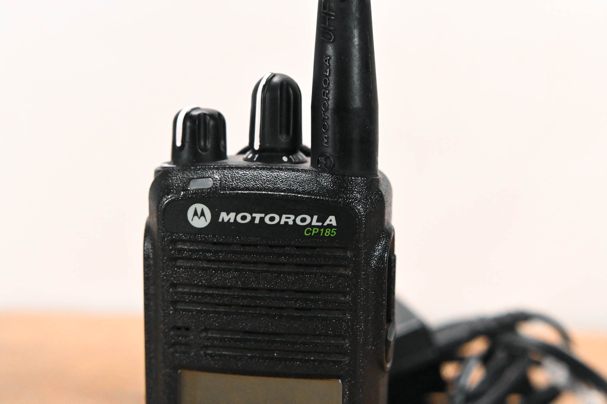 Motorola CP185 Portable Two-Way Radio with PMLN5228A Charger