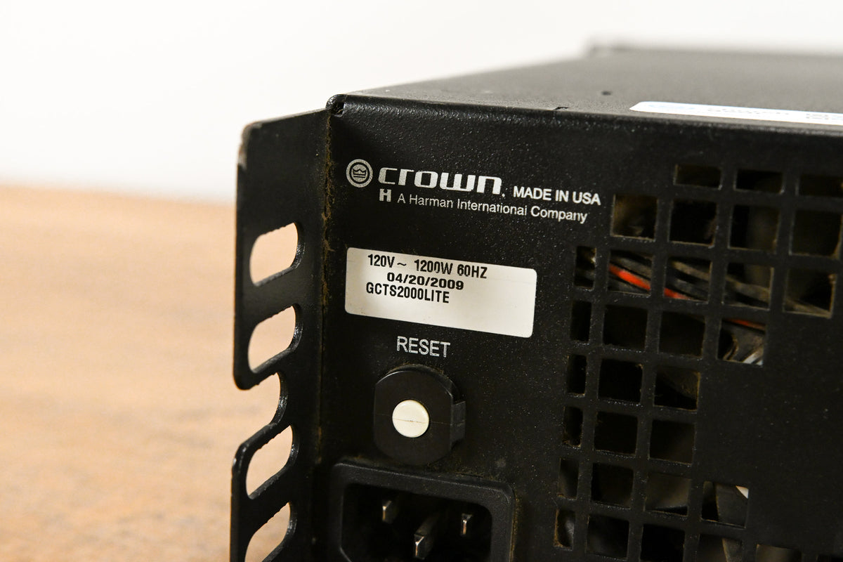 Crown CTs 2000 2-Channel 1000W Power Amplifier