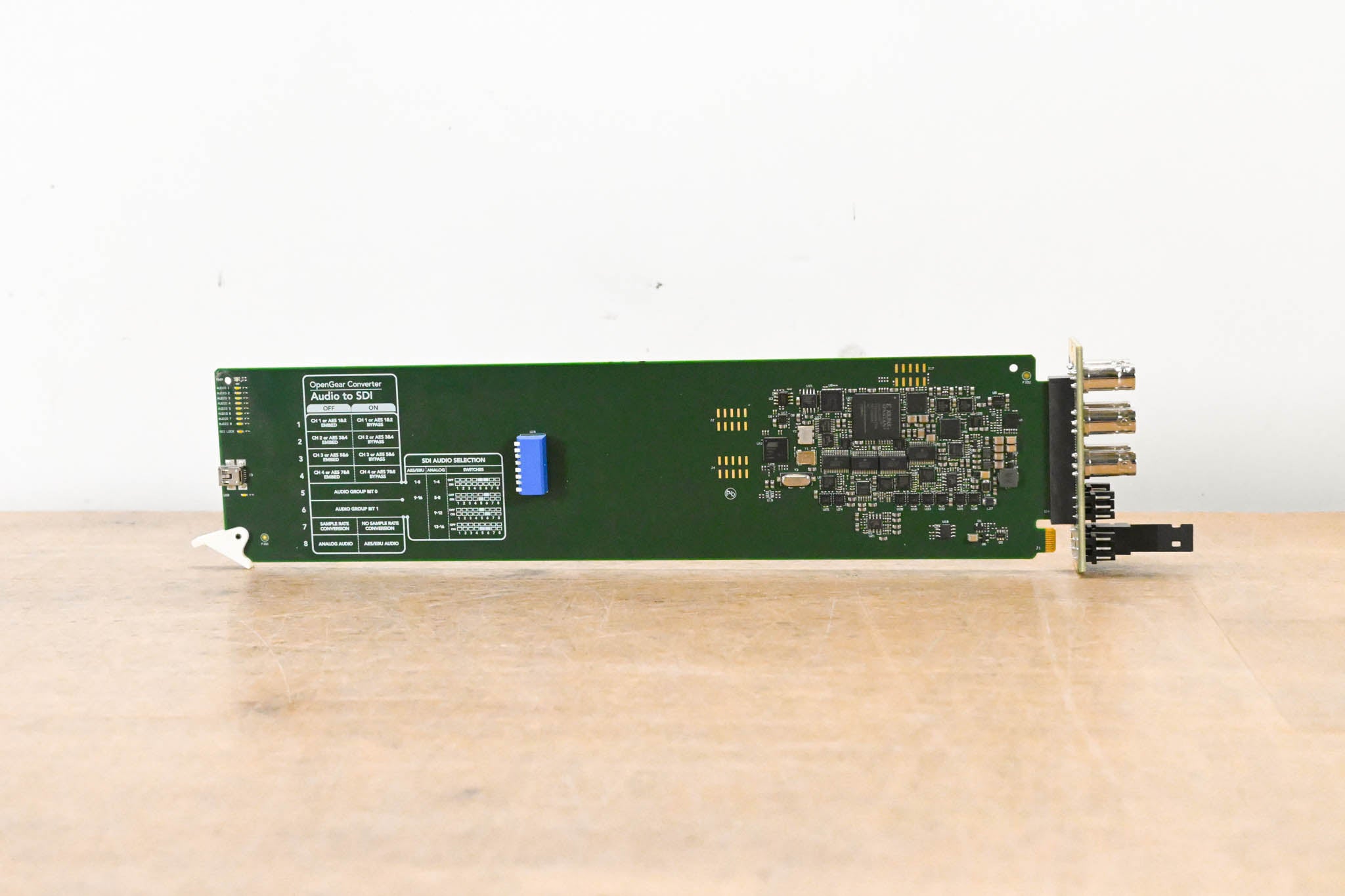 Blackmagic Design OpenGear Audio to SDI Converter with Rear Module