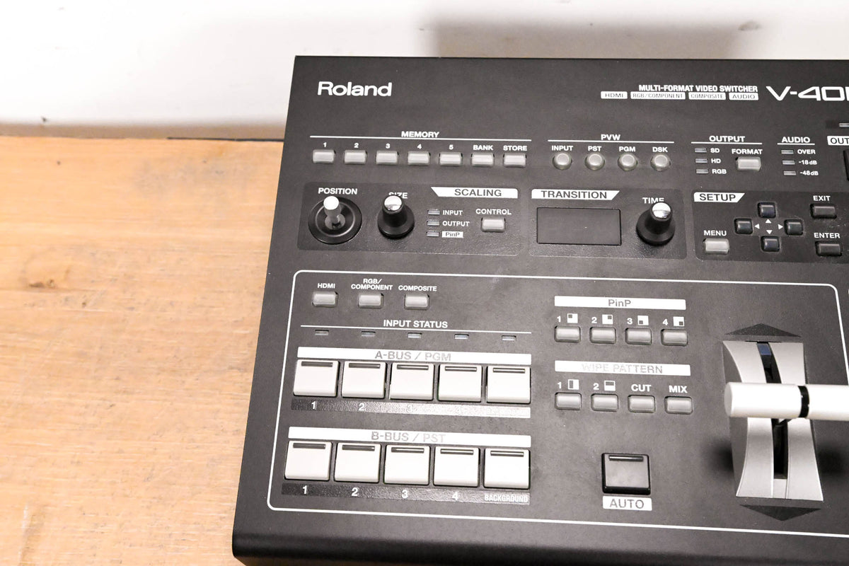 Roland V-40HD Multi-Format Video Switcher (NO POWER SUPPLY)