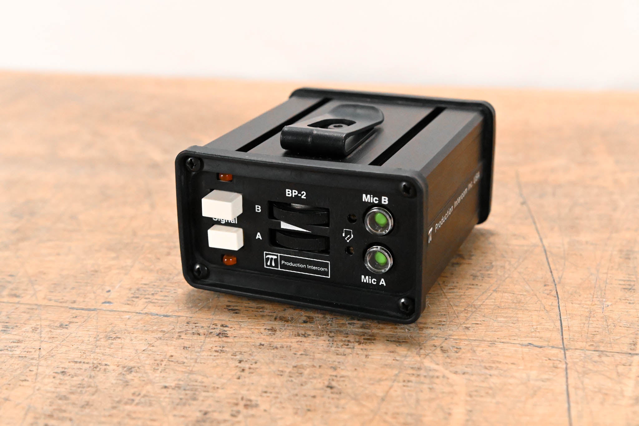Production Intercom BP-2 2-Channel Headset Station Belt Pack
