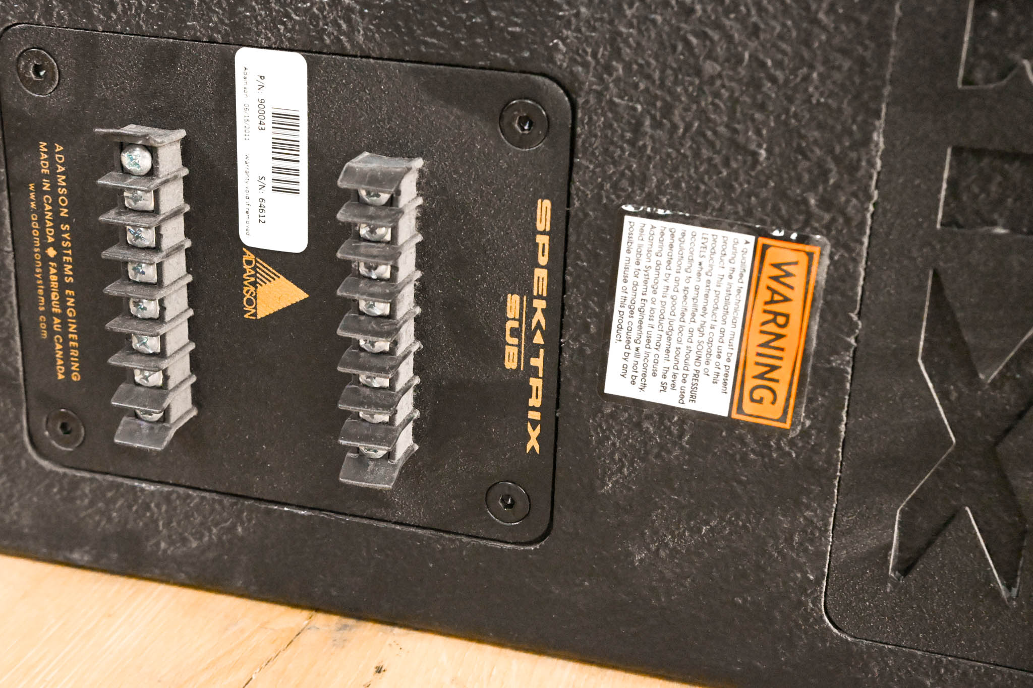 Adamson SpekTrix Sub Dual 18" Compact Sub-Bass Loudspeaker