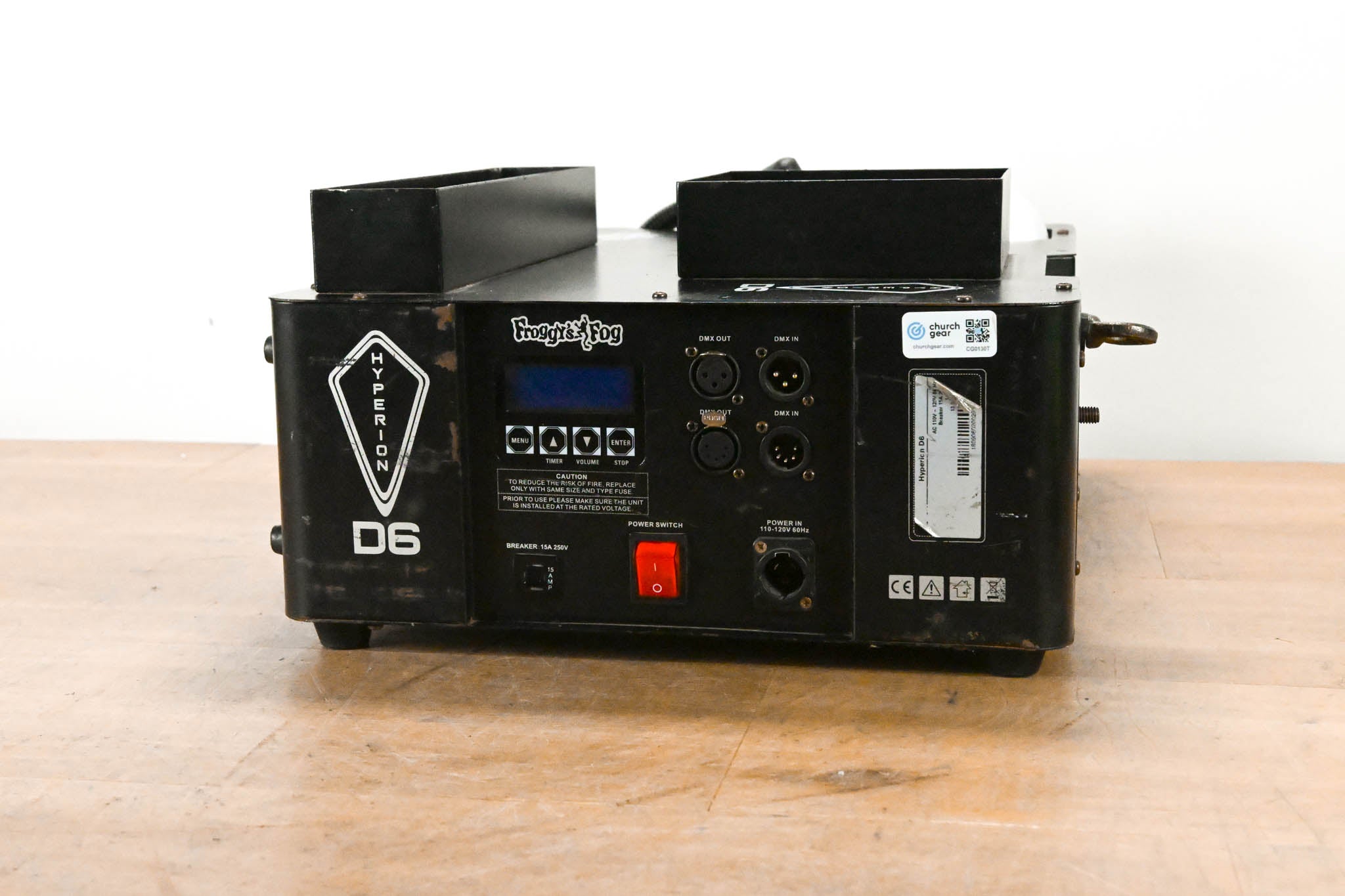Froggy's Fog Hyperion D6 Dual-Color 1600W Upshot Fog Machine (NO PSU)