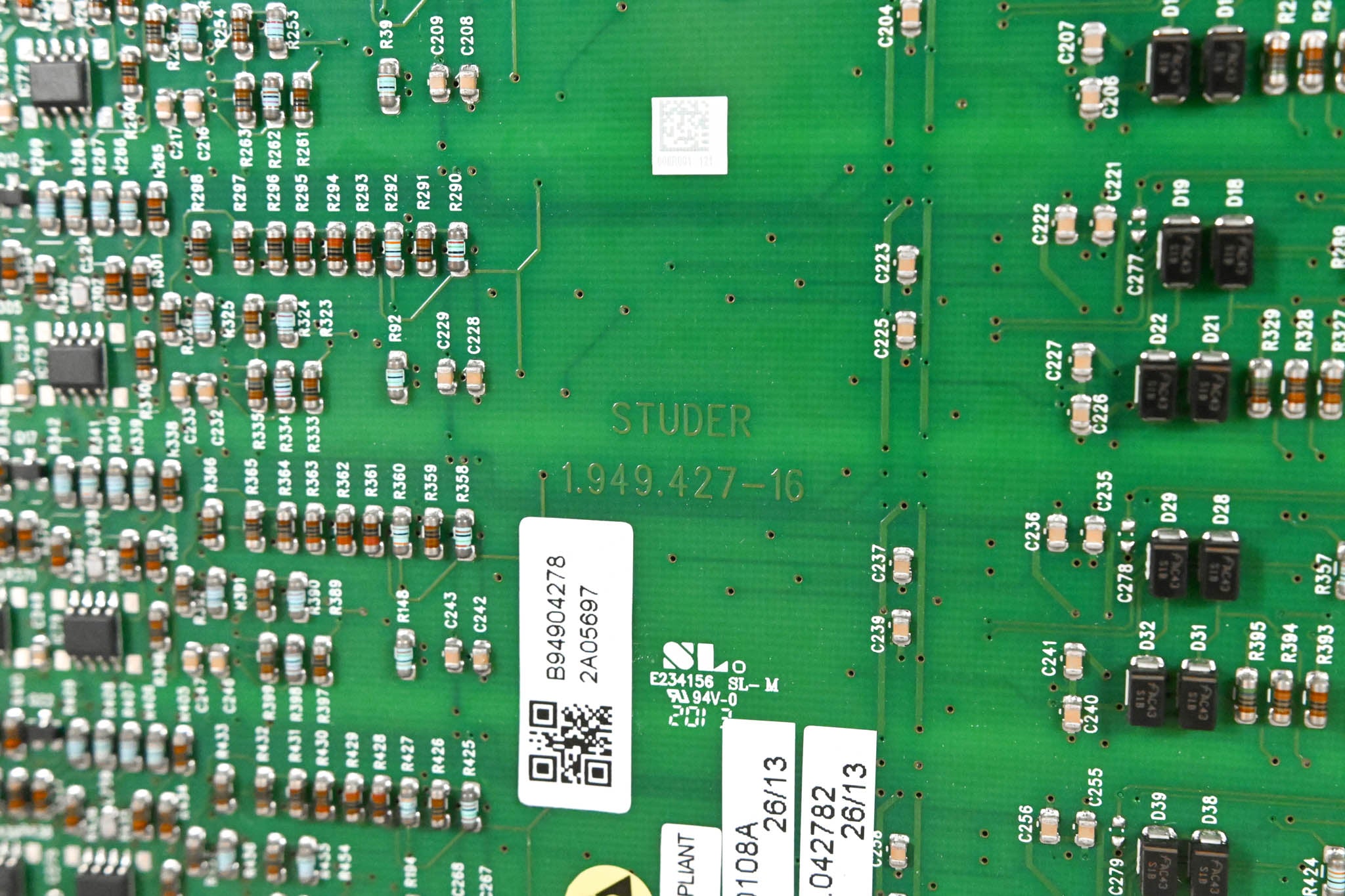 Studer Mic/Line In Card for D21m Modular I/O System