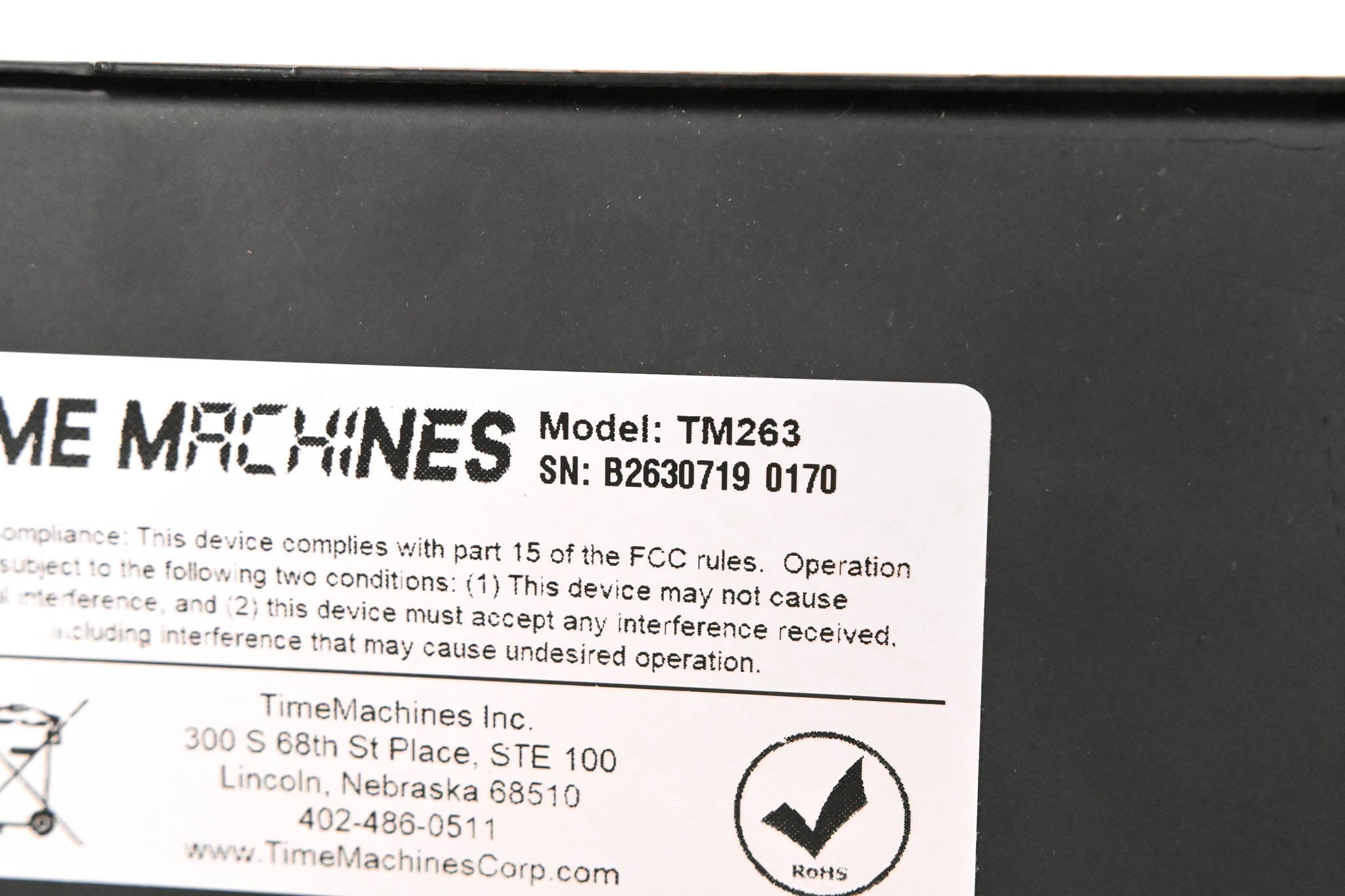 TimeMachines TM263 Clock Display
