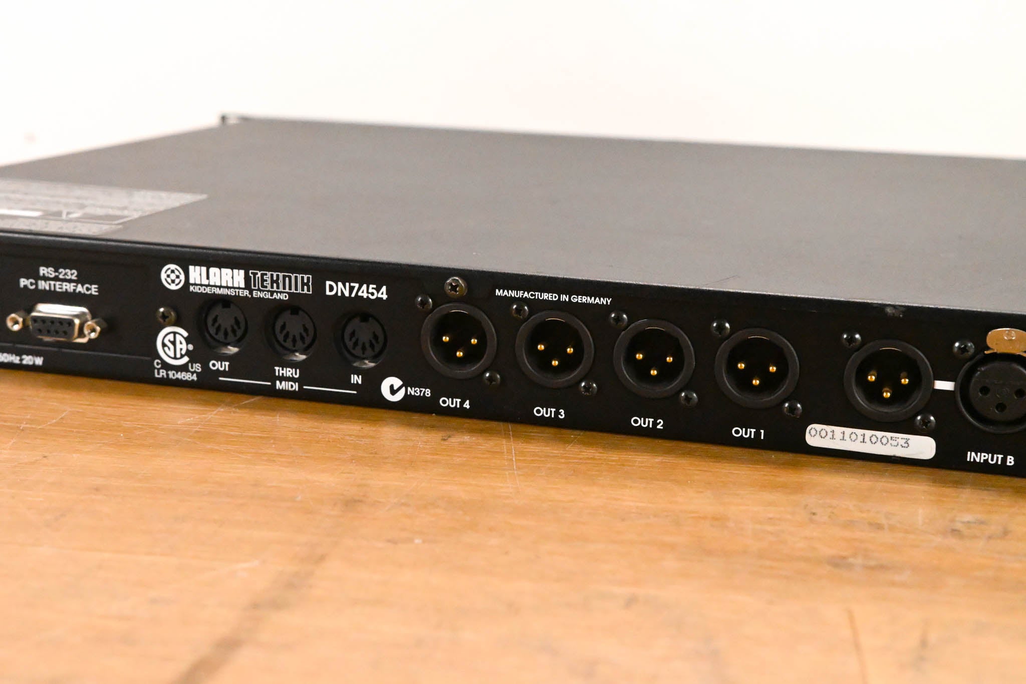 Klark Teknik DN7454 2-input / 4-output Delay with EQ and Dynamics