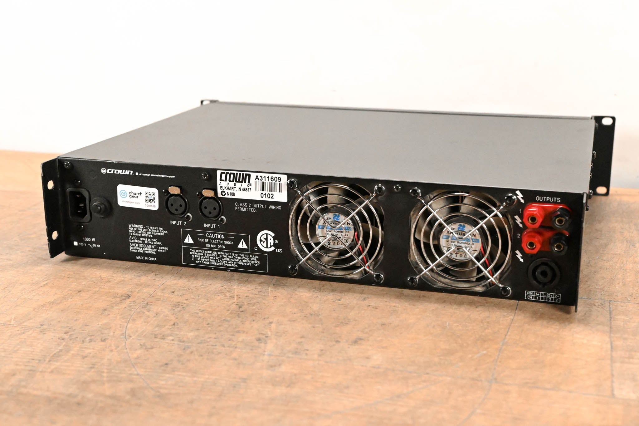 Crown XLS 602 2-Channel Power Amplifier