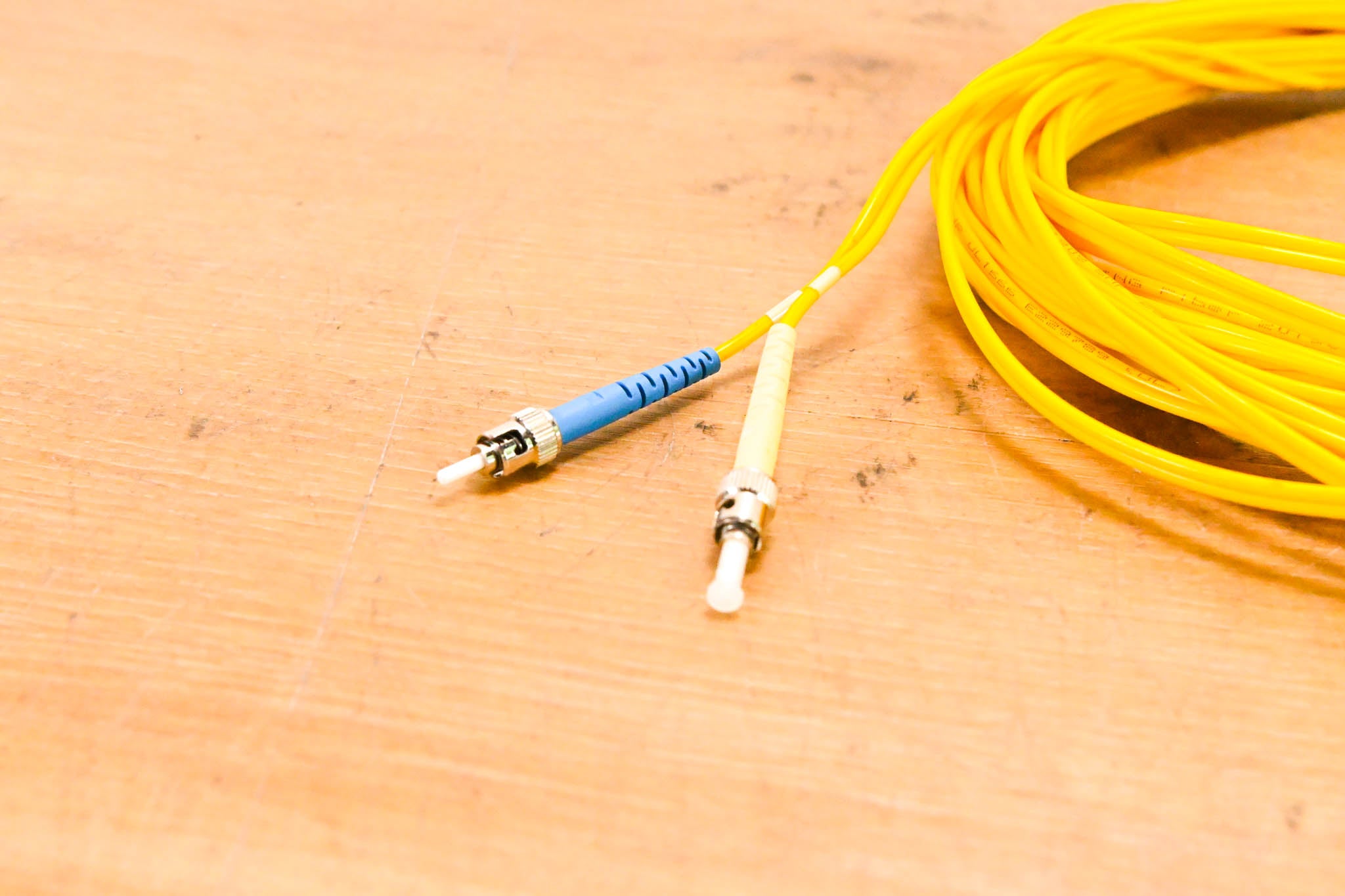 Corning SMF-28 Ultra ST-ST Duplex Single Mode Fiber Cable - 20'