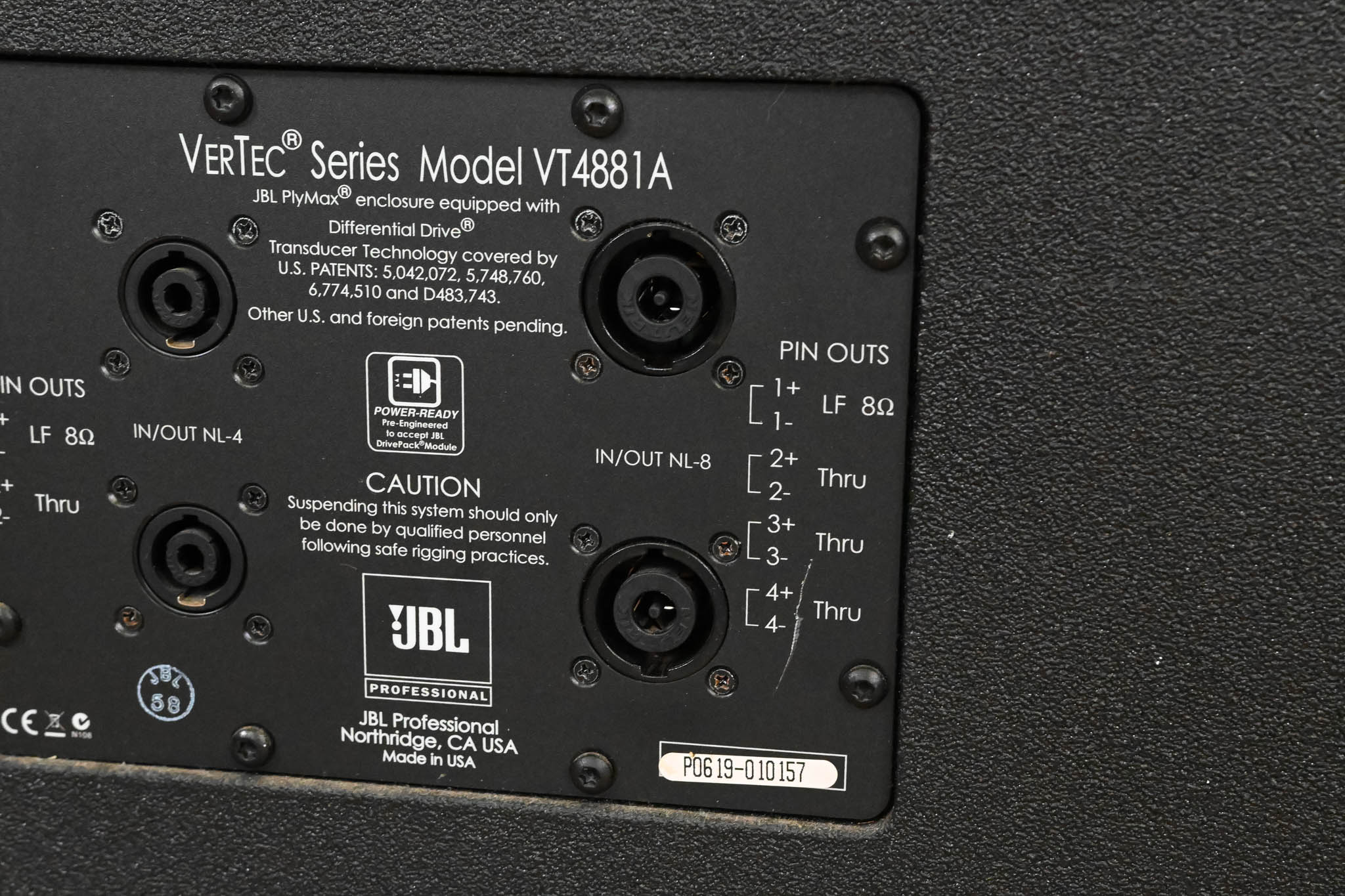 JBL VT4881A Compact Arrayable 18" Subwoofer